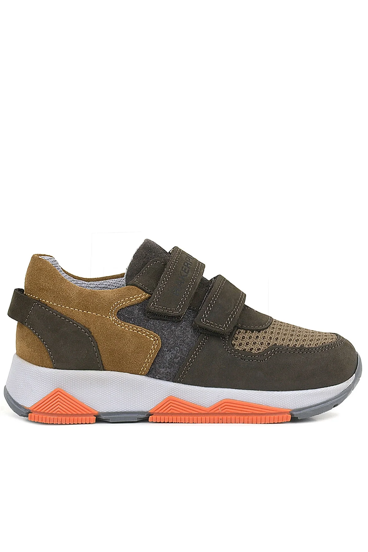Rakerplus Hakiki Deri Kahverengi Çocuk Okul Spor Ayakkabı