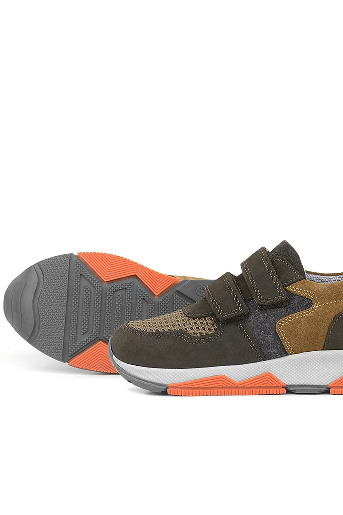 Rakerplus Hakiki Deri Kahverengi Çocuk Okul Spor Ayakkabı