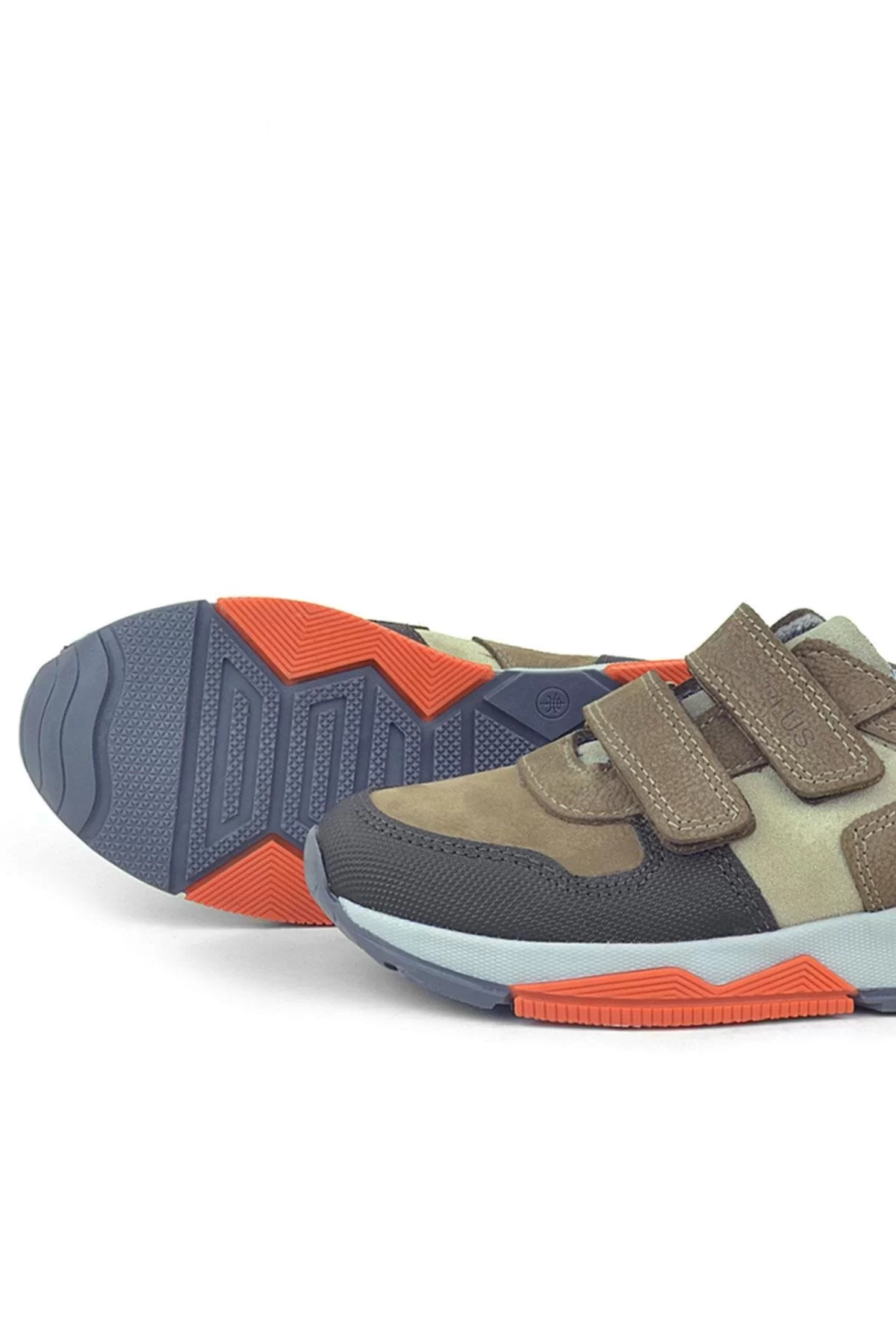 Rakerplus Hakiki Deri Kahverengi Çocuk Sneakers Spor Ayakkabı