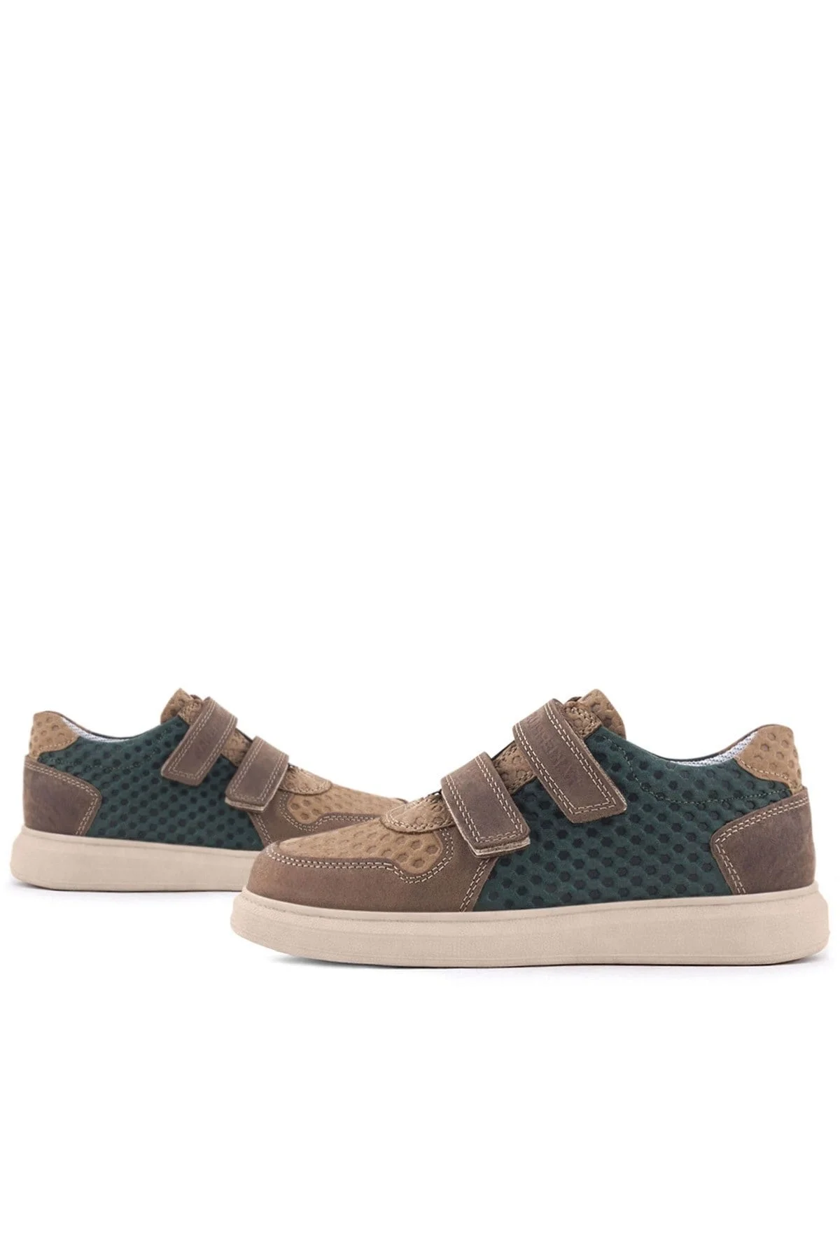 Rakerplus Hakiki Deri Kum Haki Cırtlı Hafif Tabanlı Erkek Çocuk Spor Ayakkabı