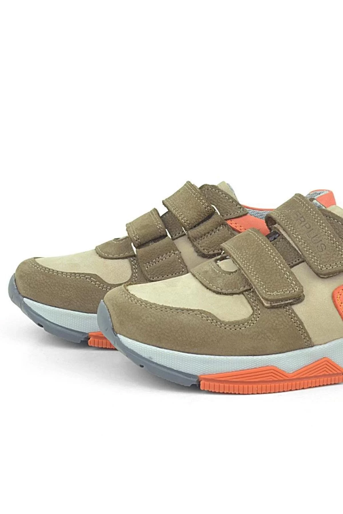 Rakerplus Hakiki Deri Kum Rengi Çocuk Sneakers Spor Ayakkabı