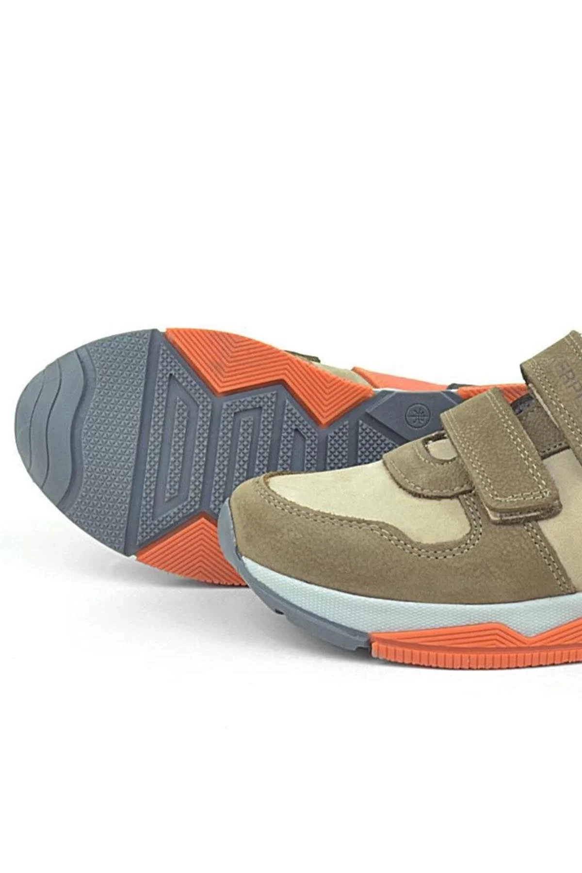 Rakerplus Hakiki Deri Kum Rengi Çocuk Sneakers Spor Ayakkabı