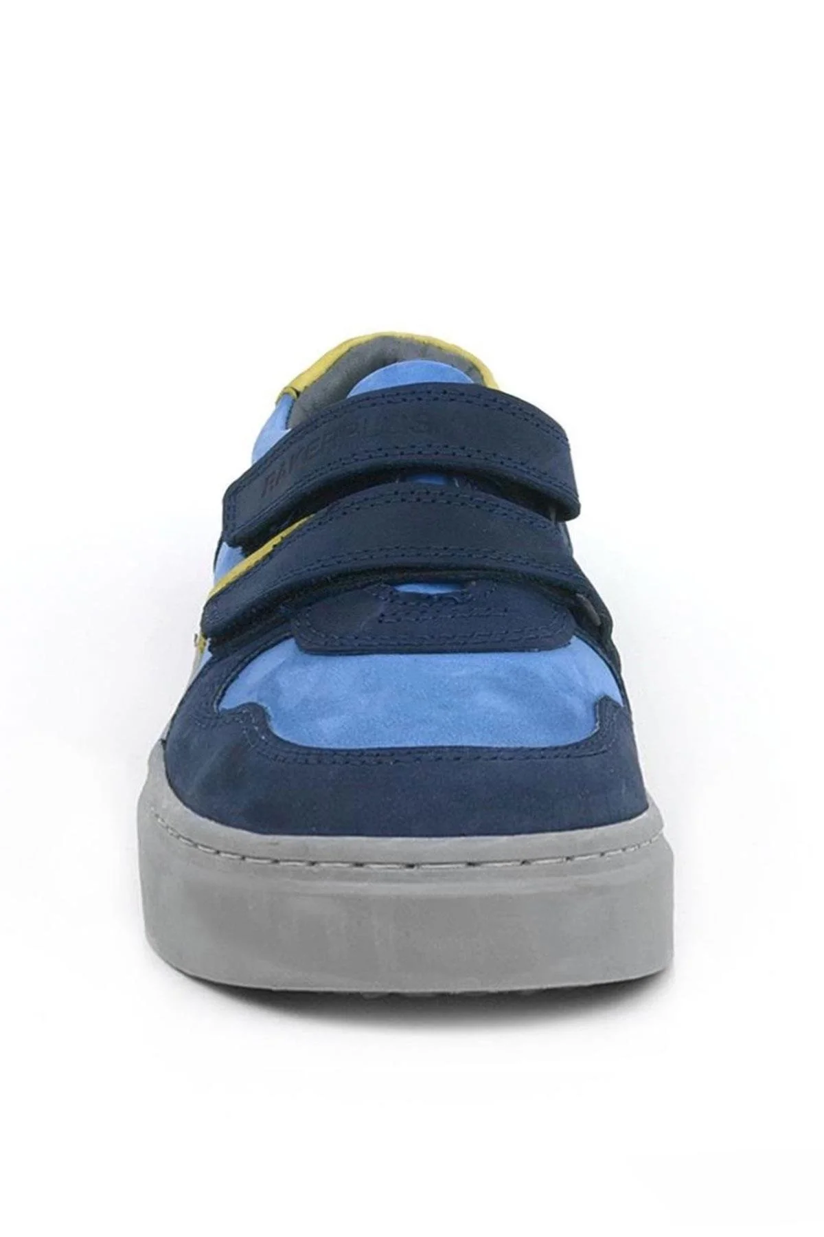 Rakerplus Hakiki Deri Lacivert Cırtlı Erkek Çocuk Spor Ayakkabı