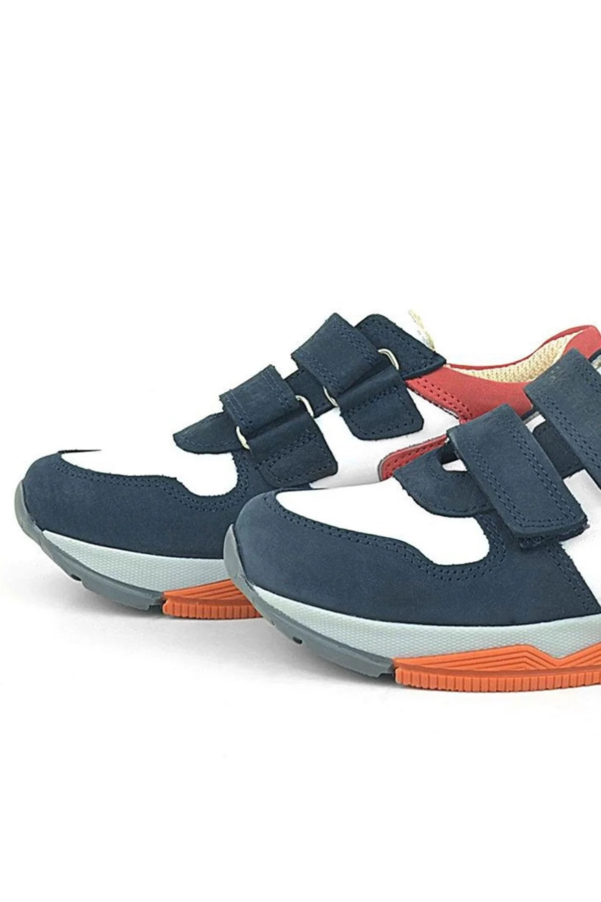 Rakerplus Hakiki Deri Lacivert Çocuk Sneakers Spor Ayakkabı