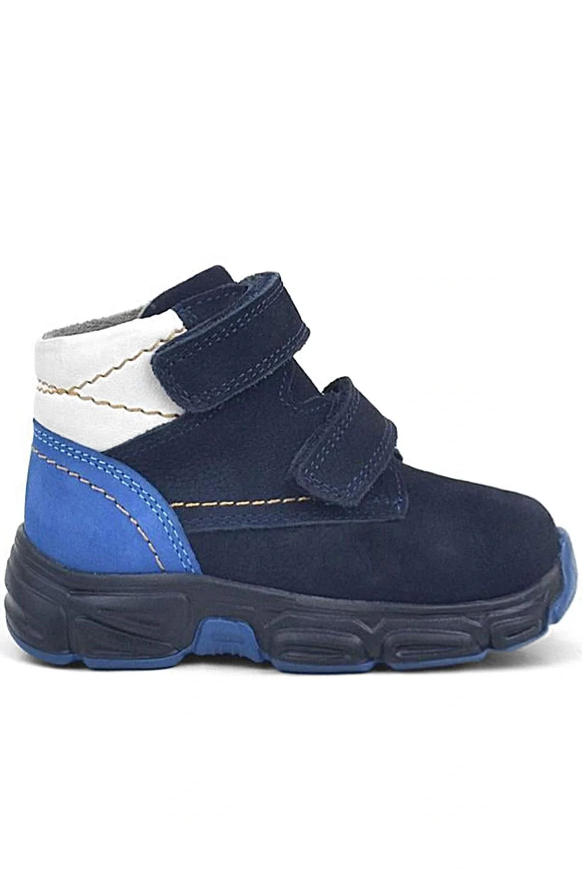 Rakerplus Hakiki Deri Lacivert Nubuk Bebek Spor Bot Ayakkabı