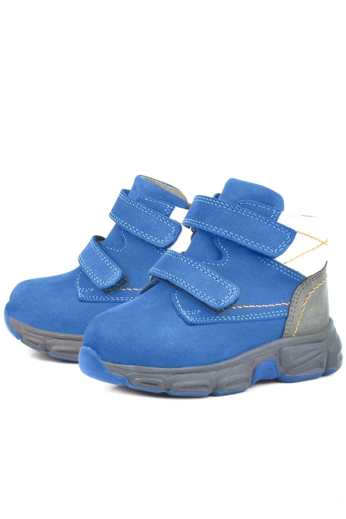 Rakerplus Hakiki Deri Mavi Bebek Spor Bot Ayakkabı