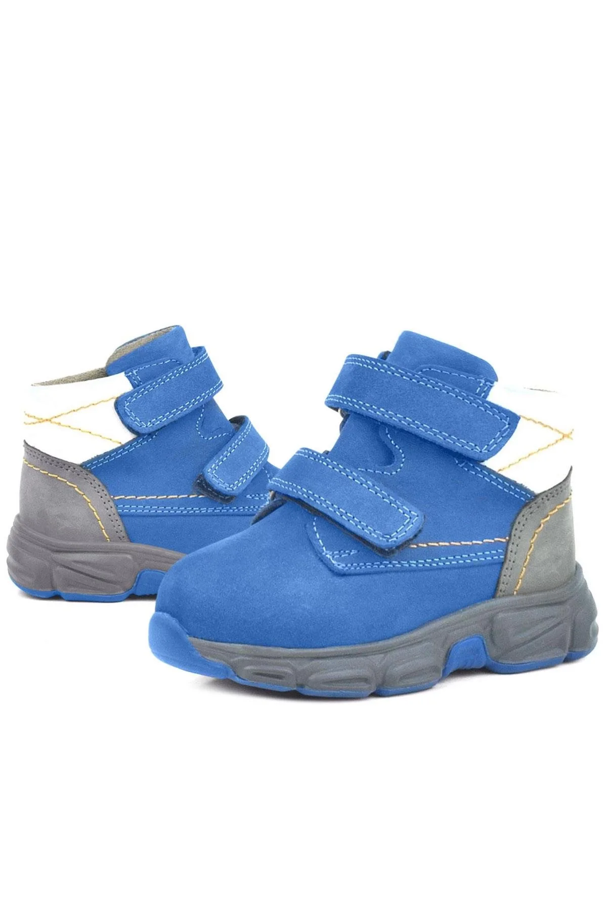 Rakerplus Hakiki Deri Mavi Bebek Spor Bot Ayakkabı