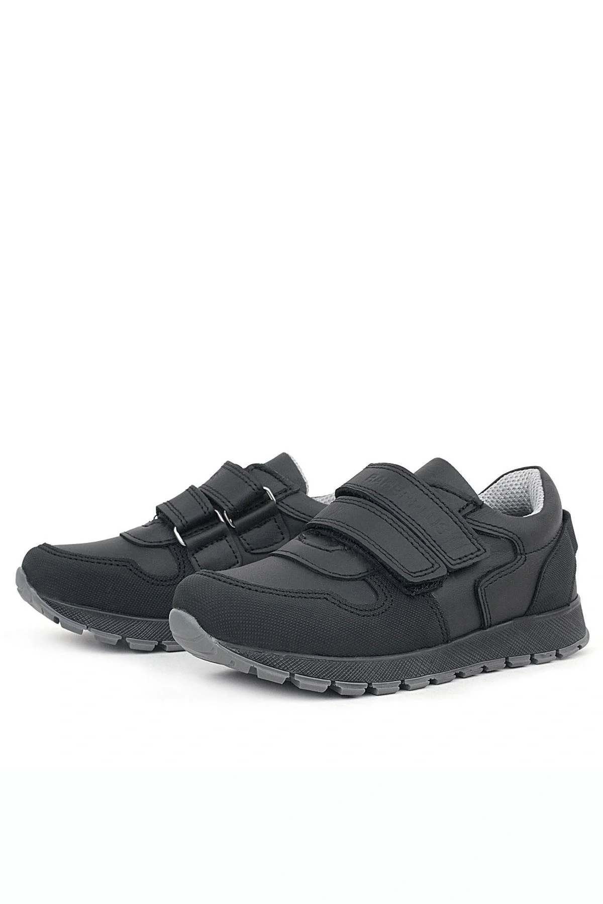 Rakerplus Hakiki Deri Siyah Çocuk Spor Günlük Ayakkabı