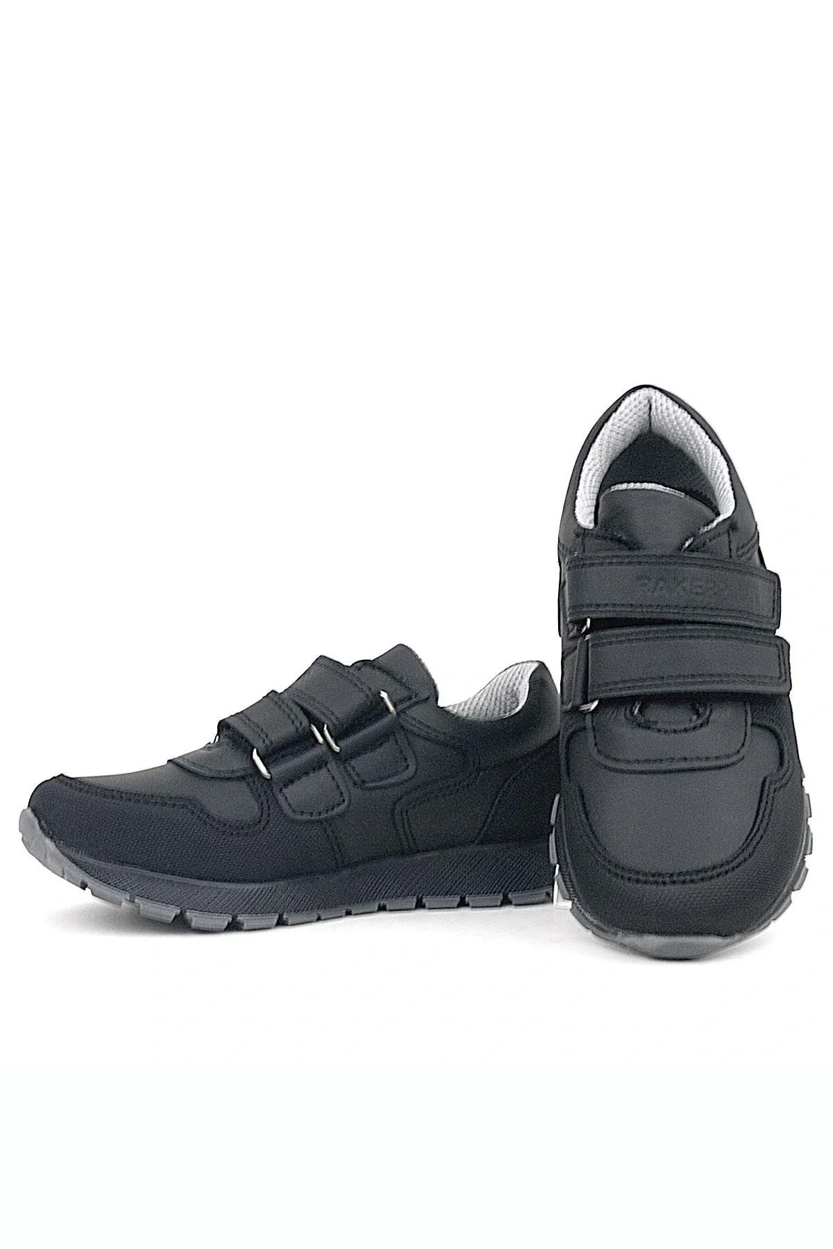 Rakerplus Hakiki Deri Siyah Çocuk Spor Günlük Ayakkabı