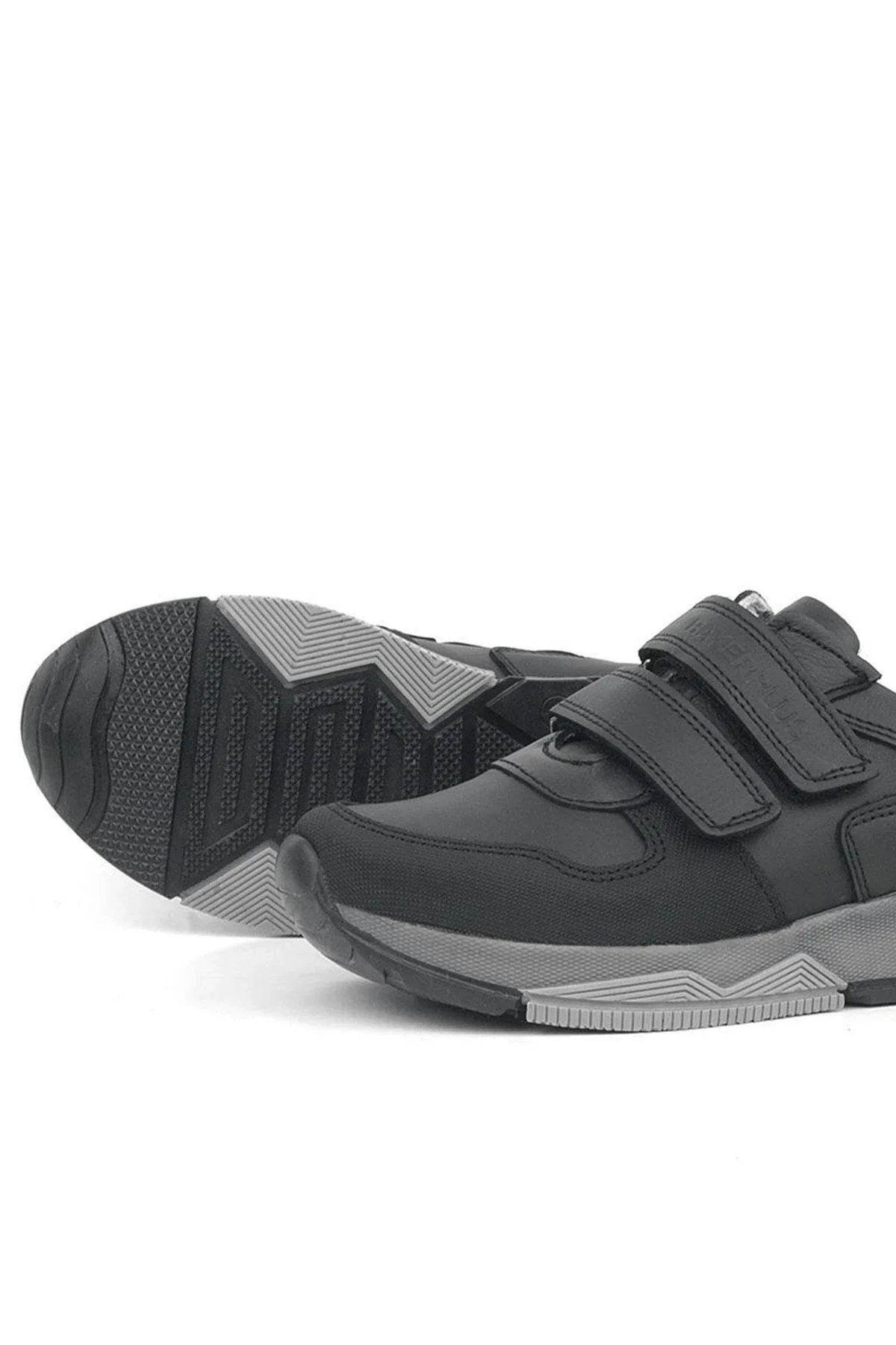 Rakerplus Hakiki Deri Siyah Çocuk Spor Okul Ayakkabı