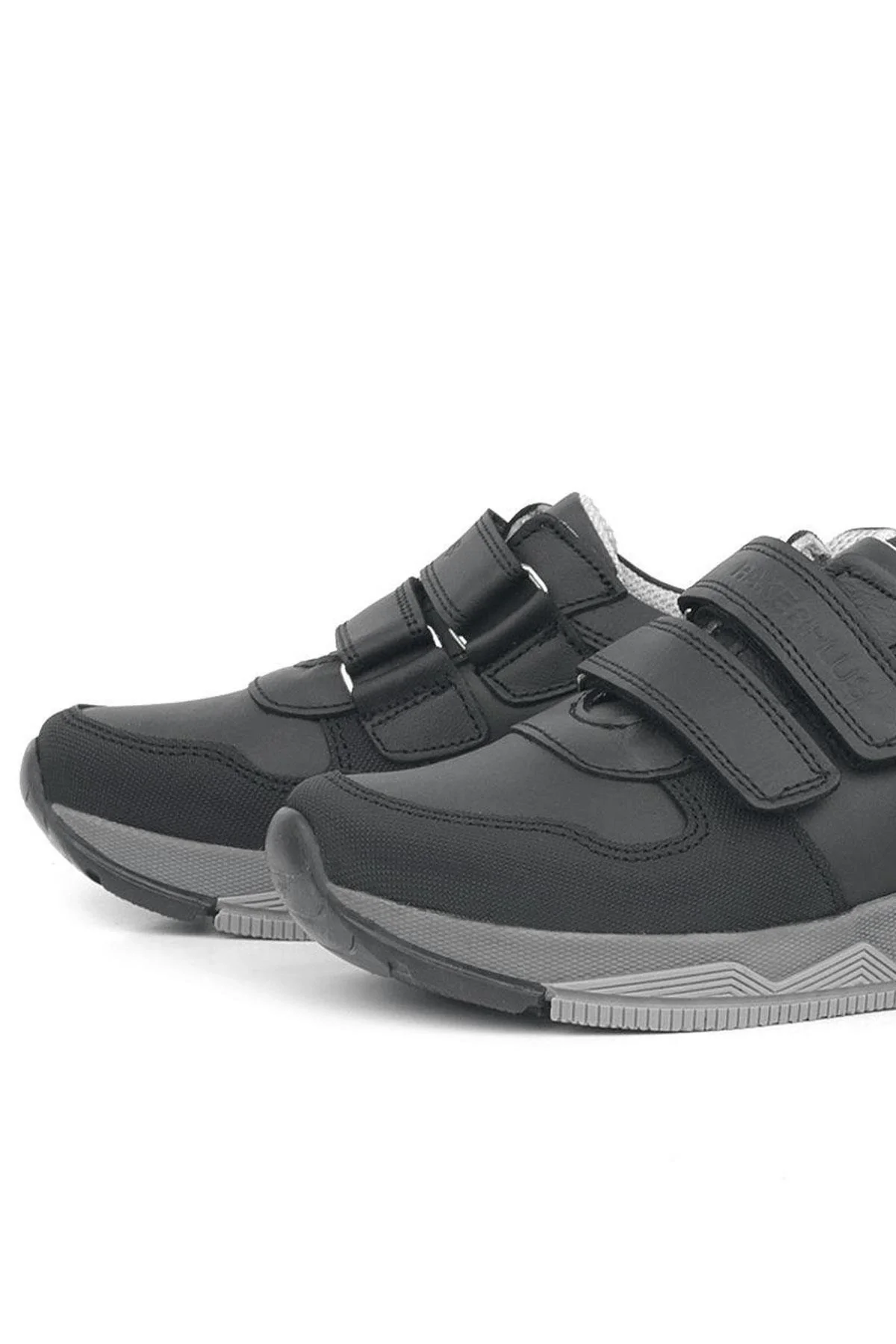 Rakerplus Hakiki Deri Siyah Çocuk Spor Okul Ayakkabı