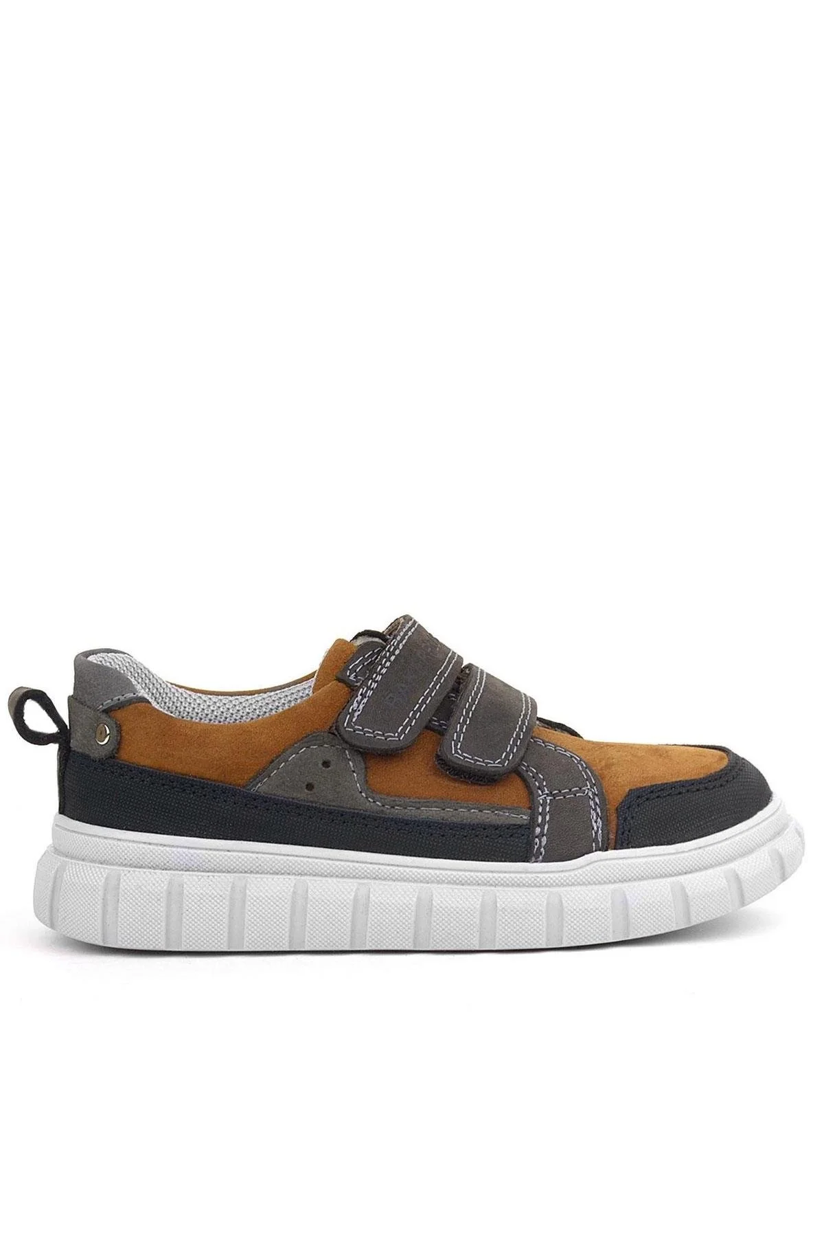 Rakerplus Hakiki Deri Taba Cırtlı Çocuk Günlük Spor Okul Ayakkabı