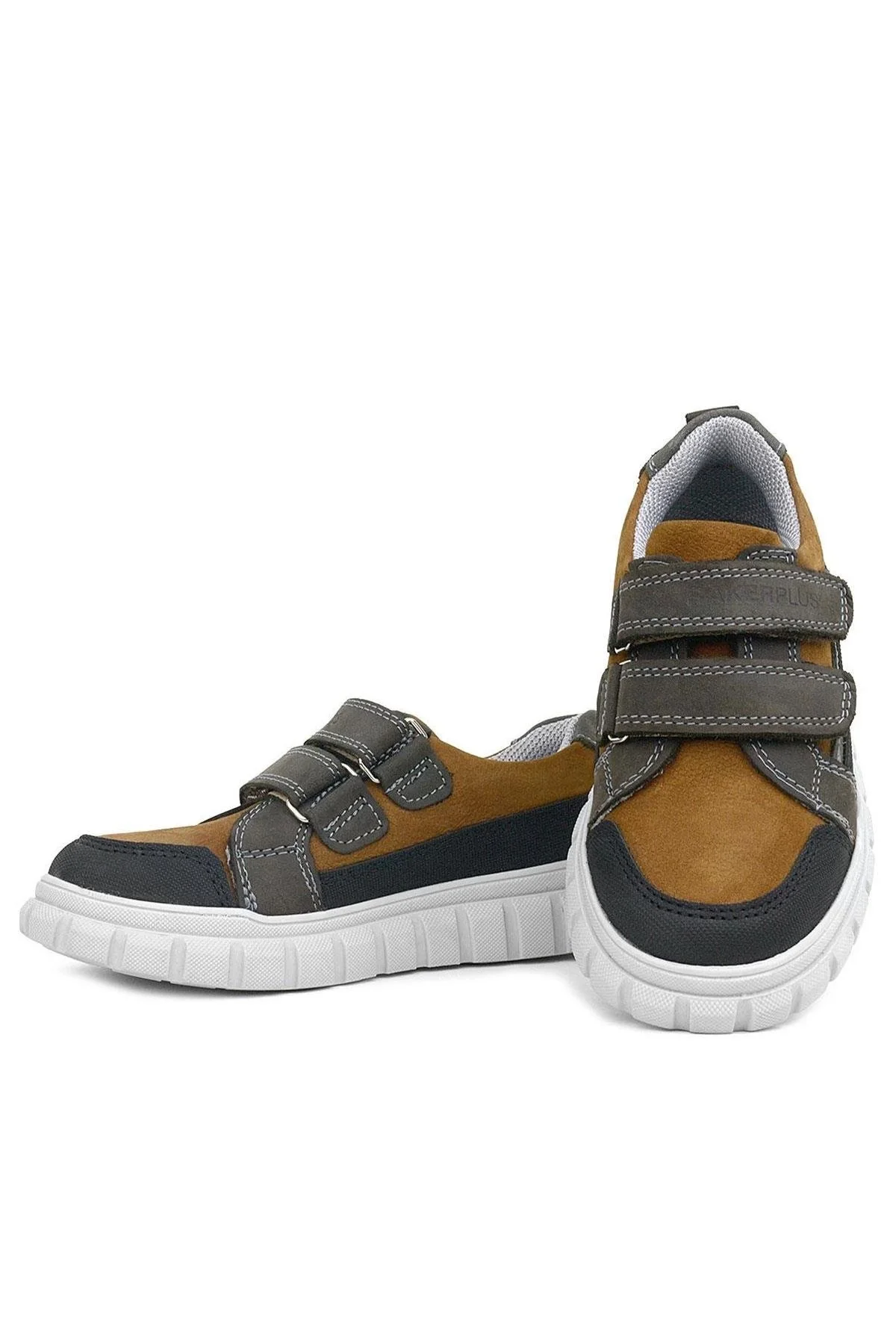 Rakerplus Hakiki Deri Taba Cırtlı Çocuk Günlük Spor Okul Ayakkabı