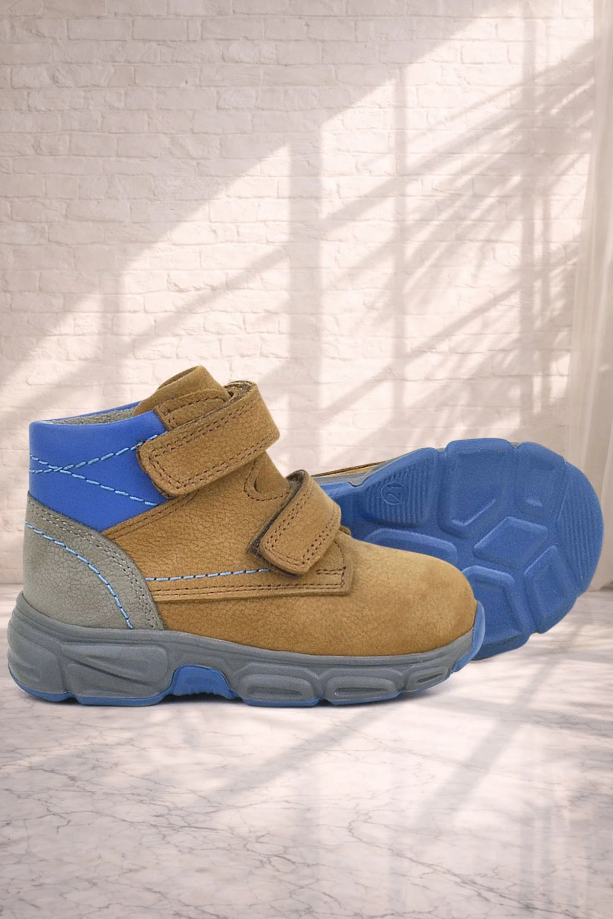 Rakerplus Hakiki Deri Taba Nubuk Bebek Spor Bot Ayakkabı