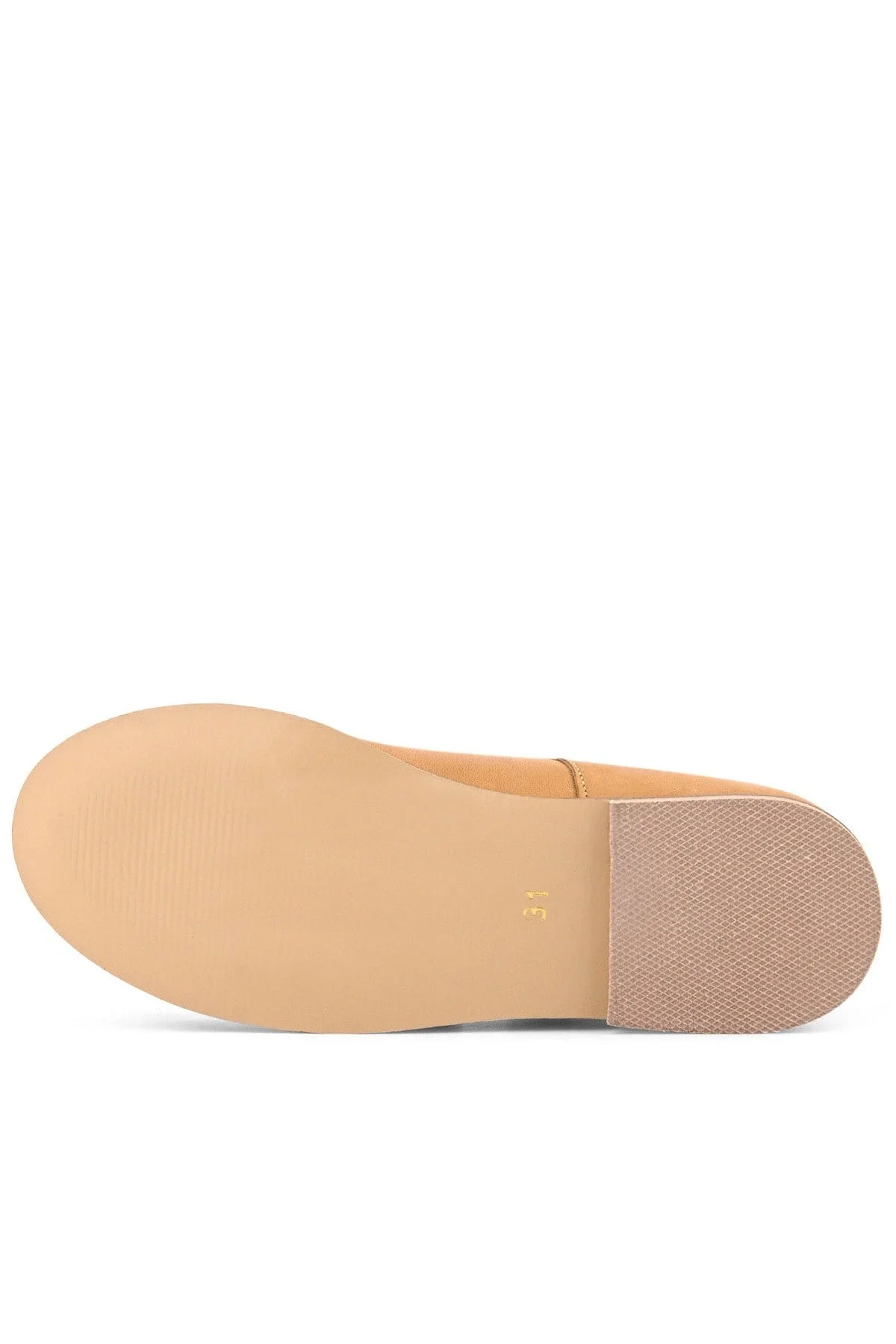 Rakerplus Hakiki Deri Taba Tokalı Kız Çocuk T-Bar Babet Ayakkabı