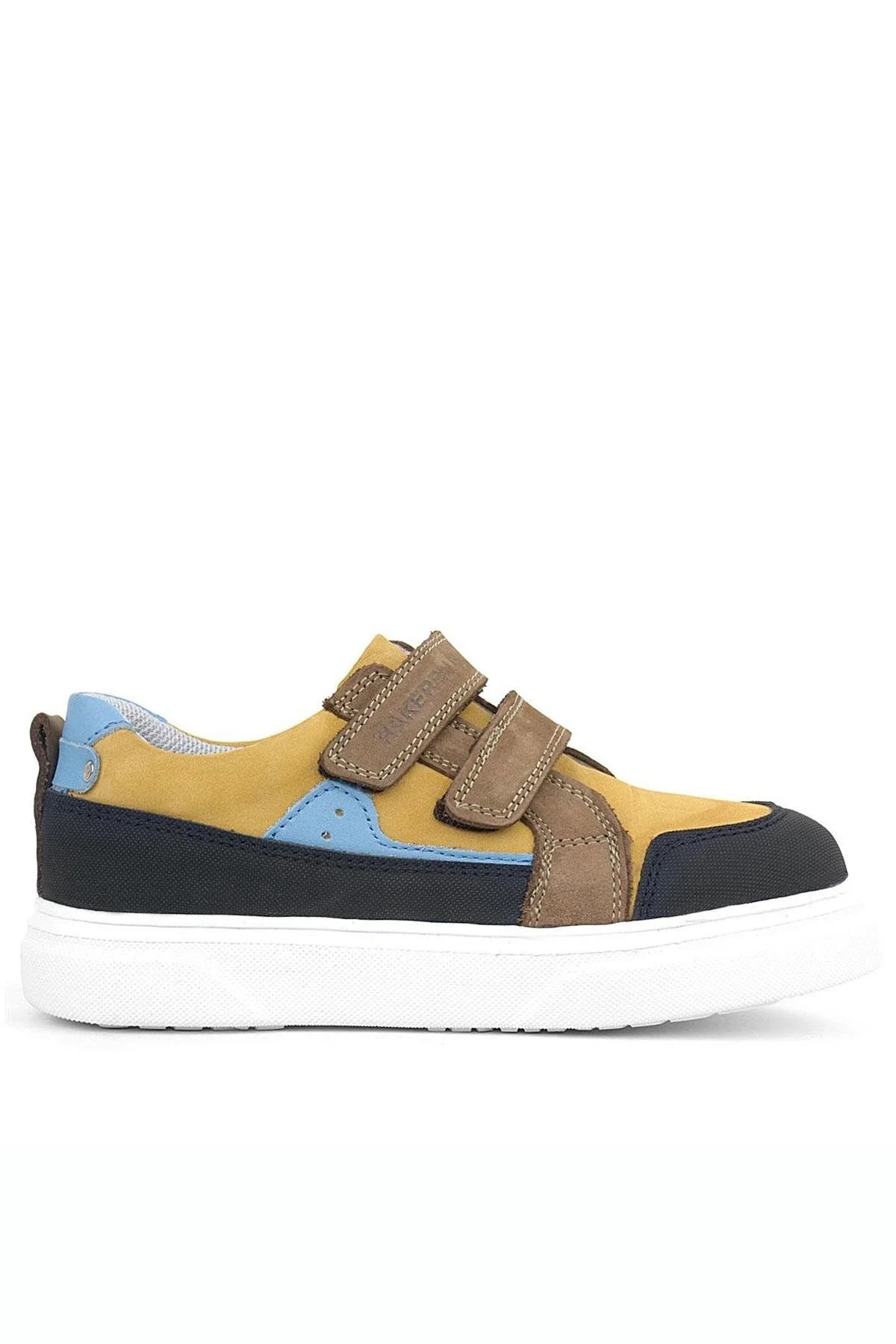 Rakerplus Hakiki Deri Taba Yüksek Taban Cırtlı Çocuk Günlük Spor Ayakkabı