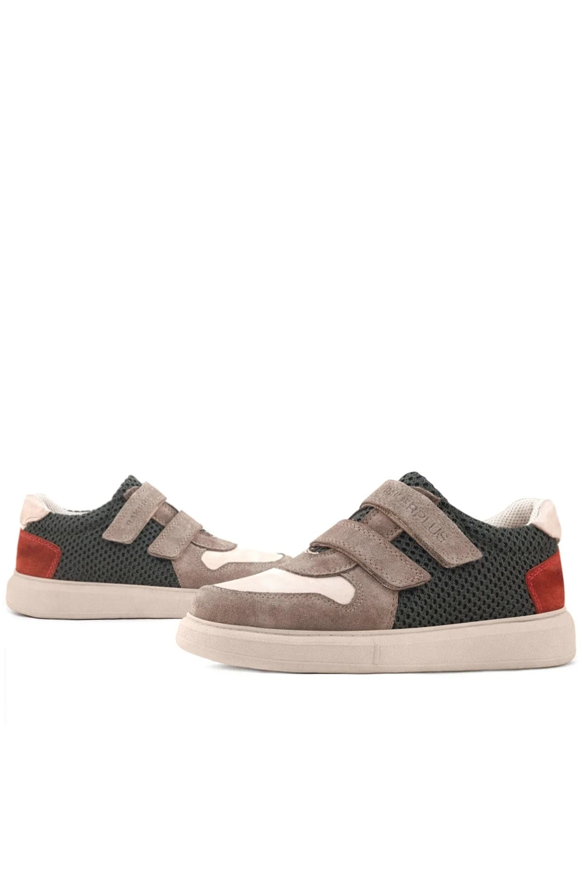 Rakerplus Hakiki Deri Vizon Cırtlı Hafif Tabanlı Erkek Çocuk Spor Ayakkabı