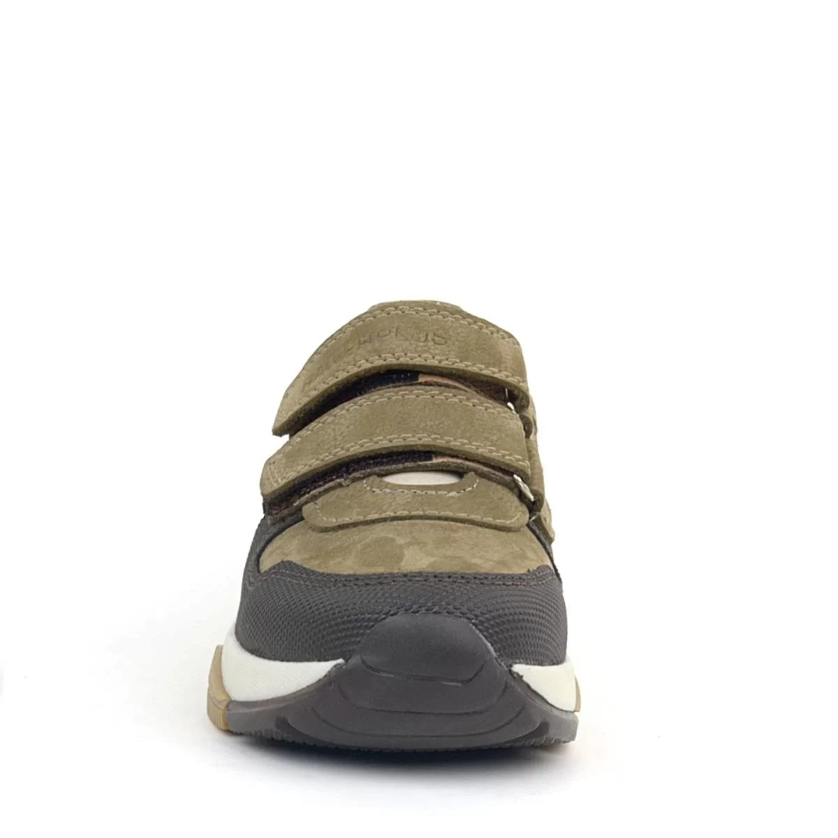 Rakerplus Hakiki Deri Vizon Kahve Çocuk Cırtlı Sneakers Spor Ayakkabı