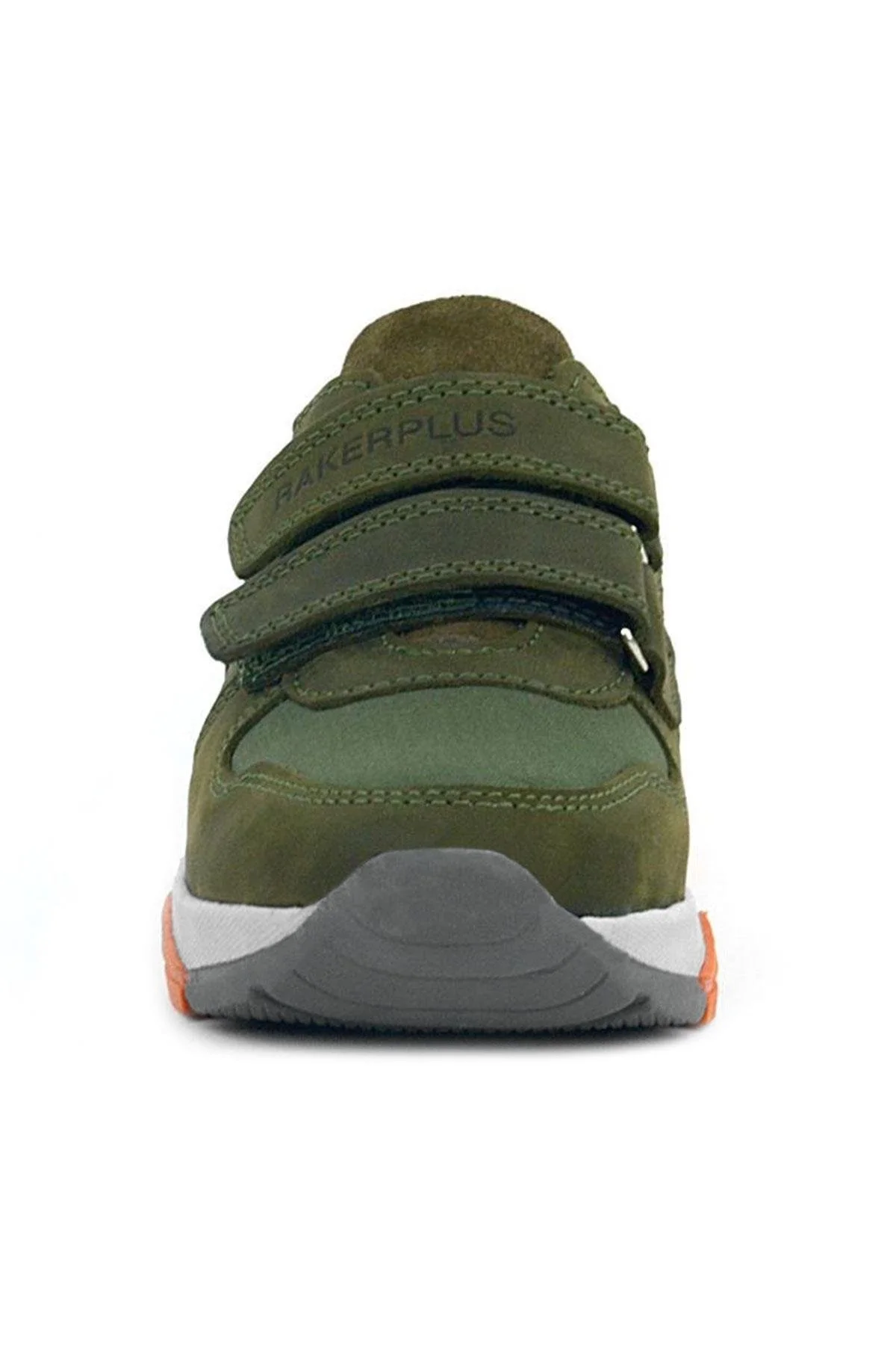 Rakerplus Hakiki Deri Yeşil Çocuk Cırtlı Sneakers Spor Ayakkabı