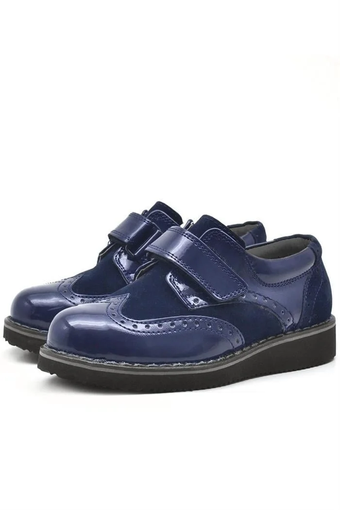 Rakerplus Hidra Lacivert Rugan Cırtlı Günlük Erkek Çocuk Ayakkabı