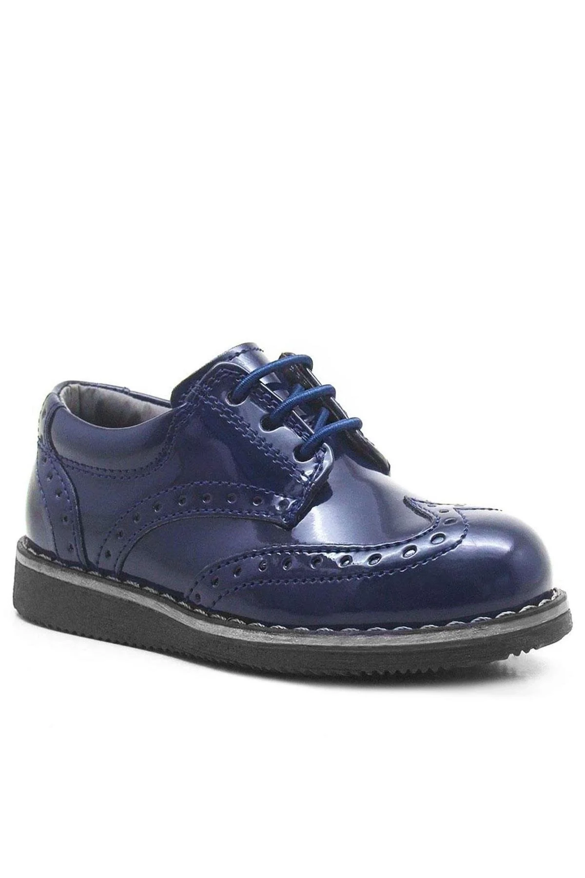 Rakerplus Hidra Lacivert Rugan Yüksek Tabanlı Erkek Bebek Ayakkabı