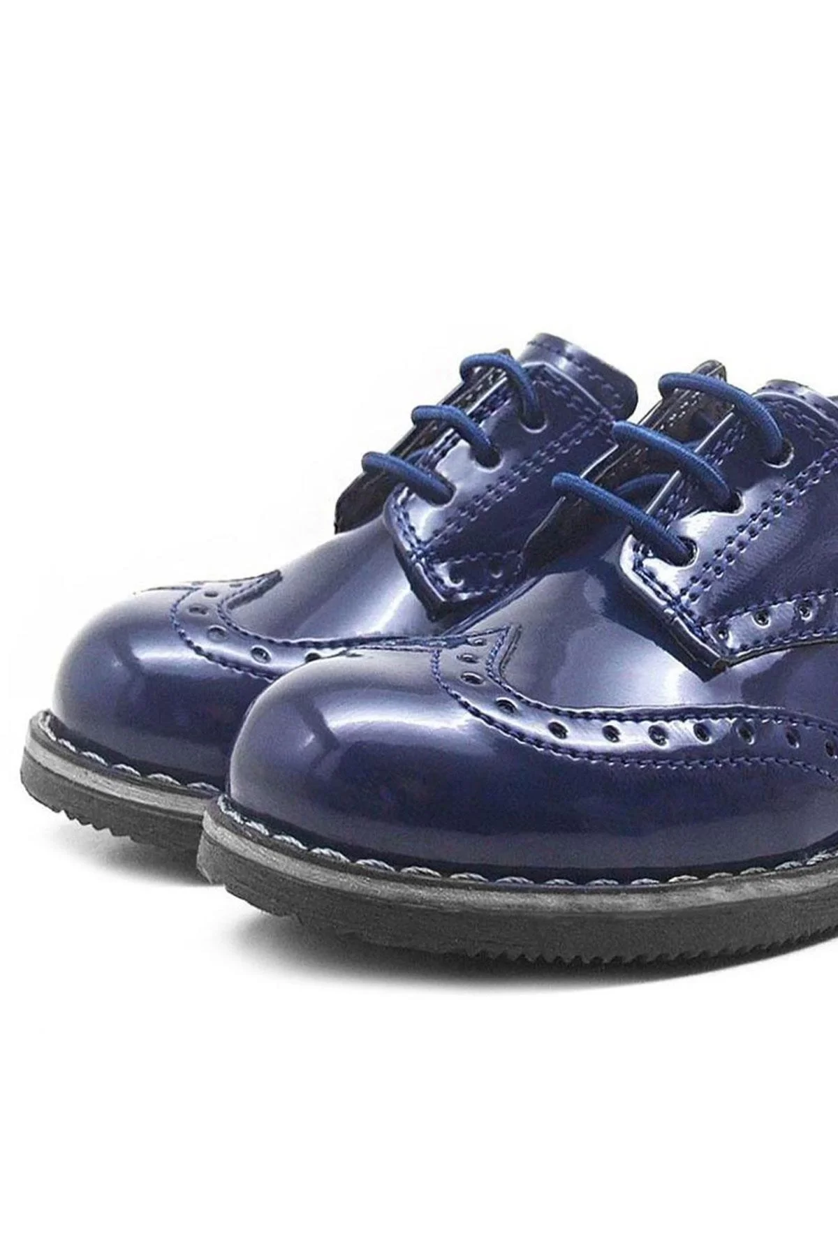 Rakerplus Hidra Lacivert Rugan Yüksek Tabanlı Erkek Bebek Ayakkabı