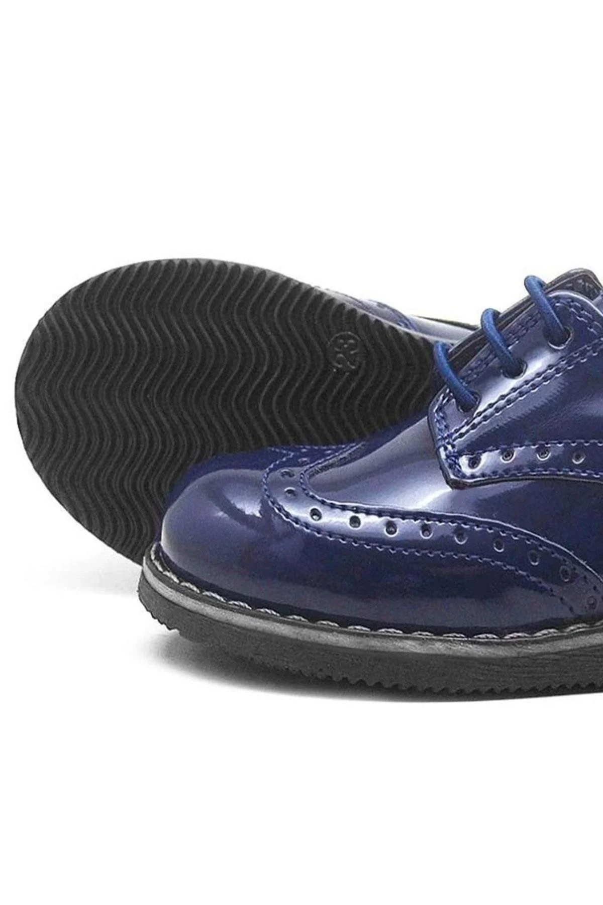 Rakerplus Hidra Lacivert Rugan Yüksek Tabanlı Erkek Bebek Ayakkabı