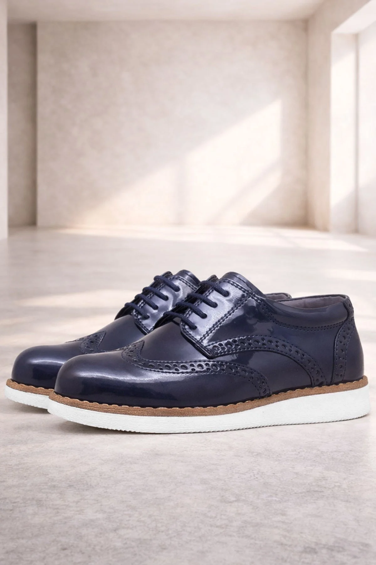 Rakerplus Hidra Rugan Yüksek Beyaz Taban Erkek Çocuk Abiye Ayakkabı