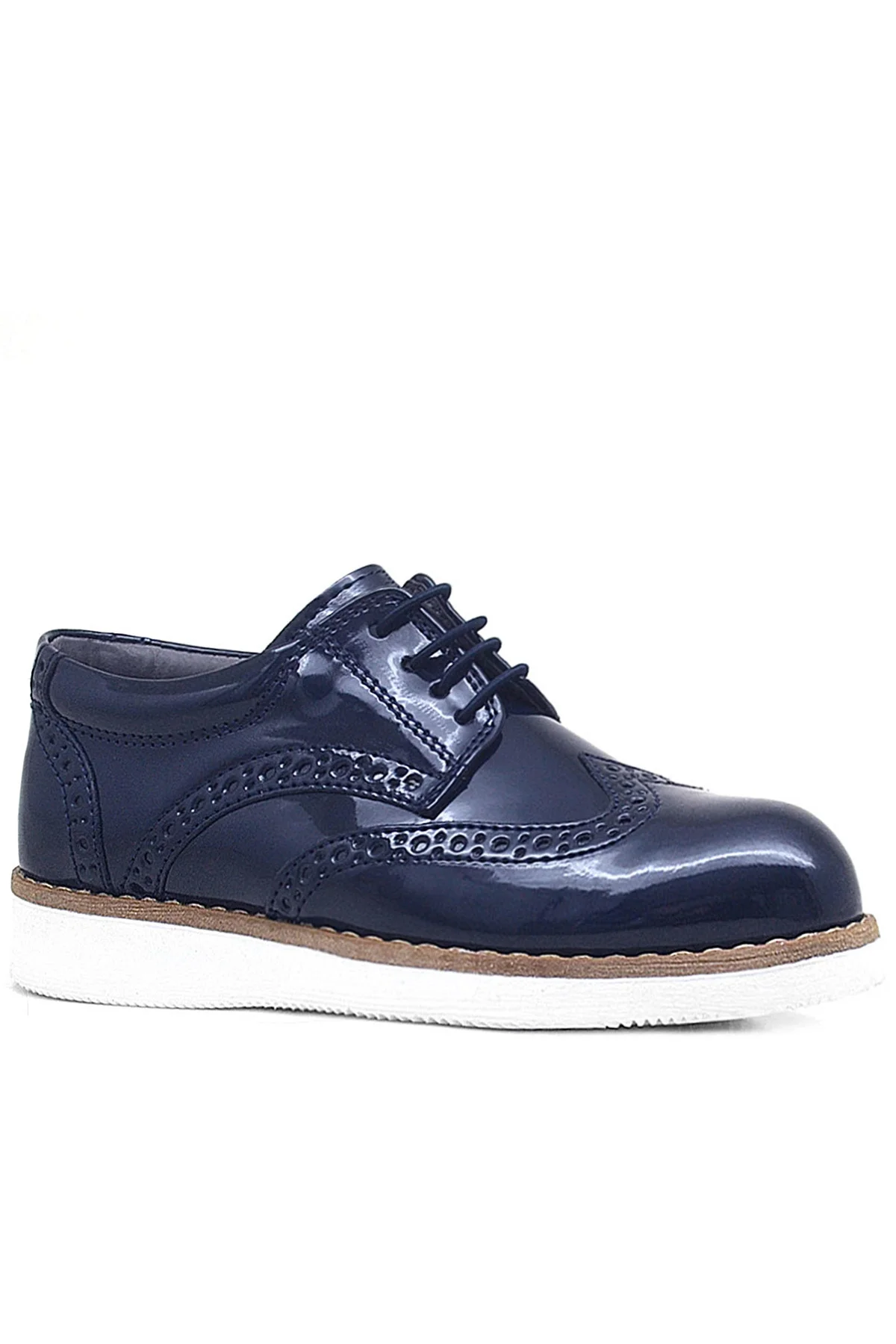 Rakerplus Hidra Rugan Yüksek Beyaz Taban Erkek Çocuk Abiye Ayakkabı