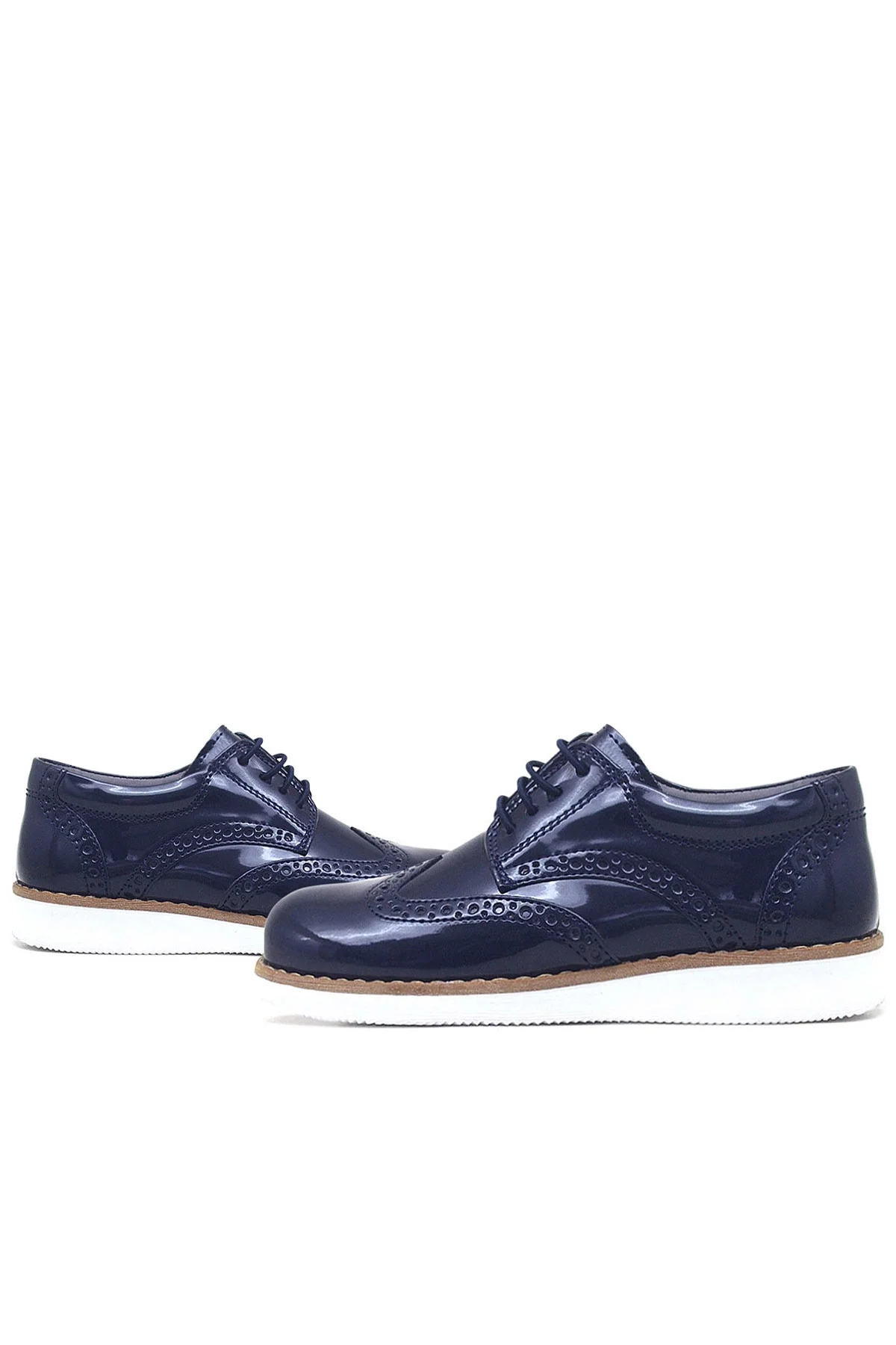 Rakerplus Hidra Rugan Yüksek Beyaz Taban Erkek Çocuk Abiye Ayakkabı