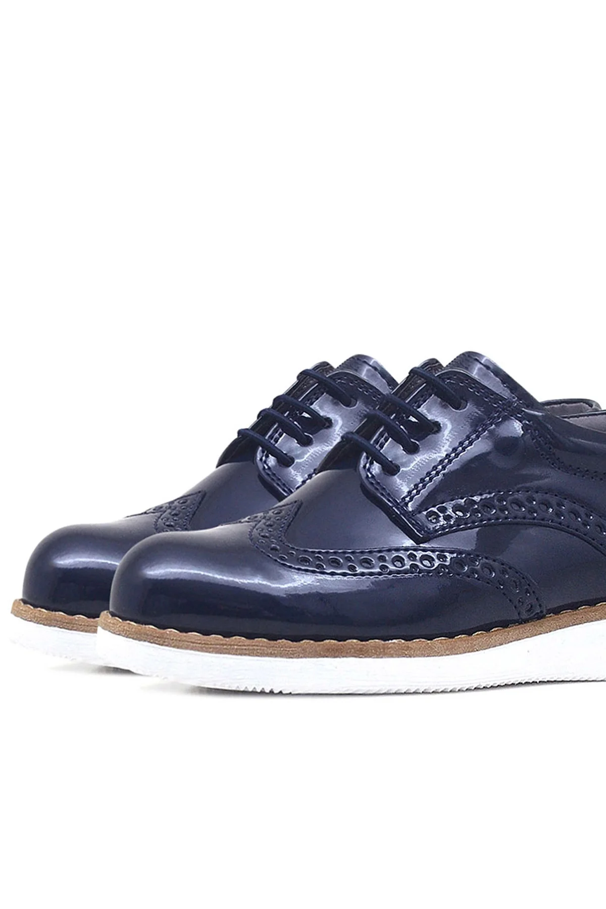 Rakerplus Hidra Rugan Yüksek Beyaz Taban Erkek Çocuk Abiye Ayakkabı