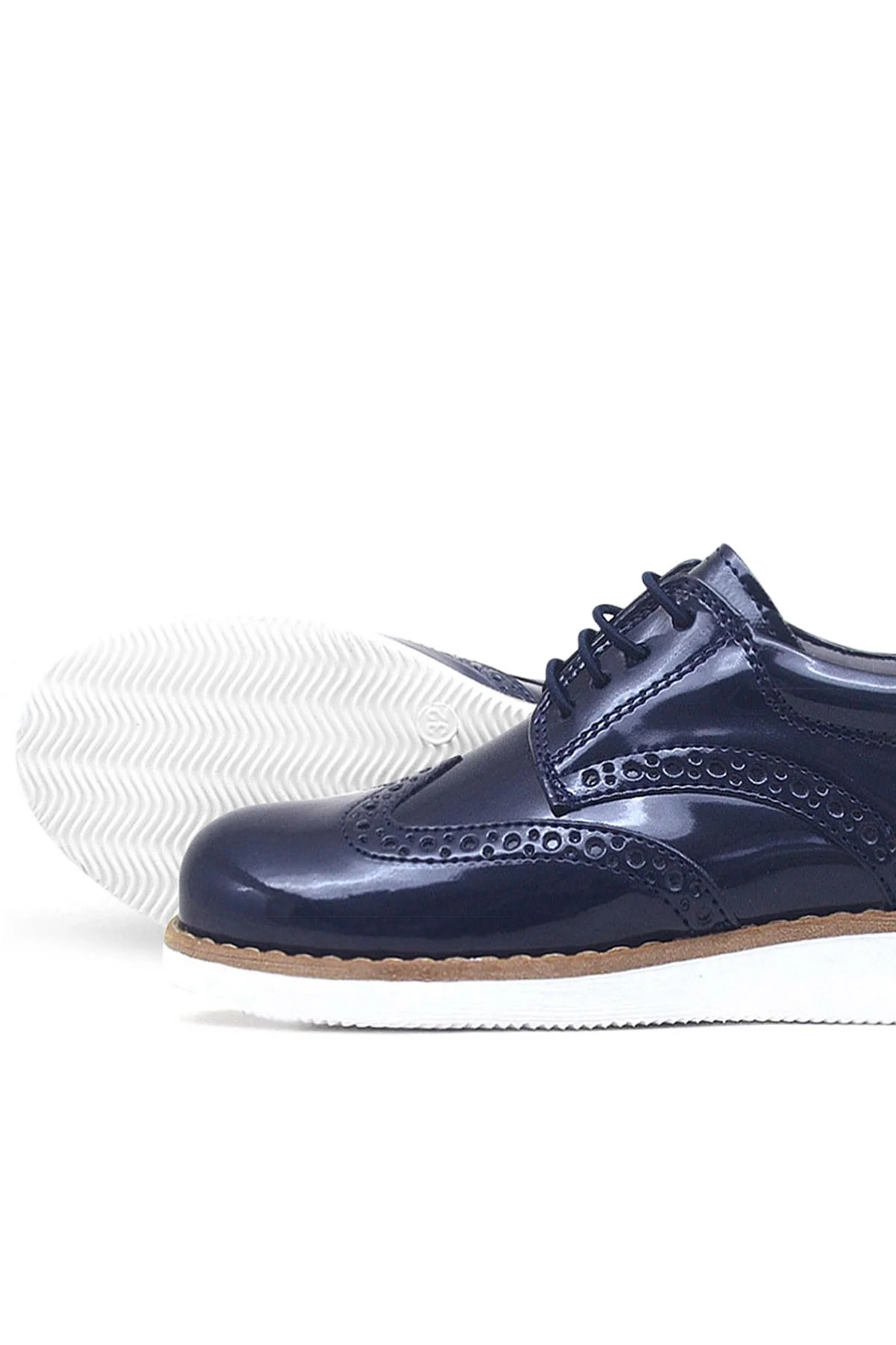 Rakerplus Hidra Rugan Yüksek Beyaz Taban Erkek Çocuk Abiye Ayakkabı