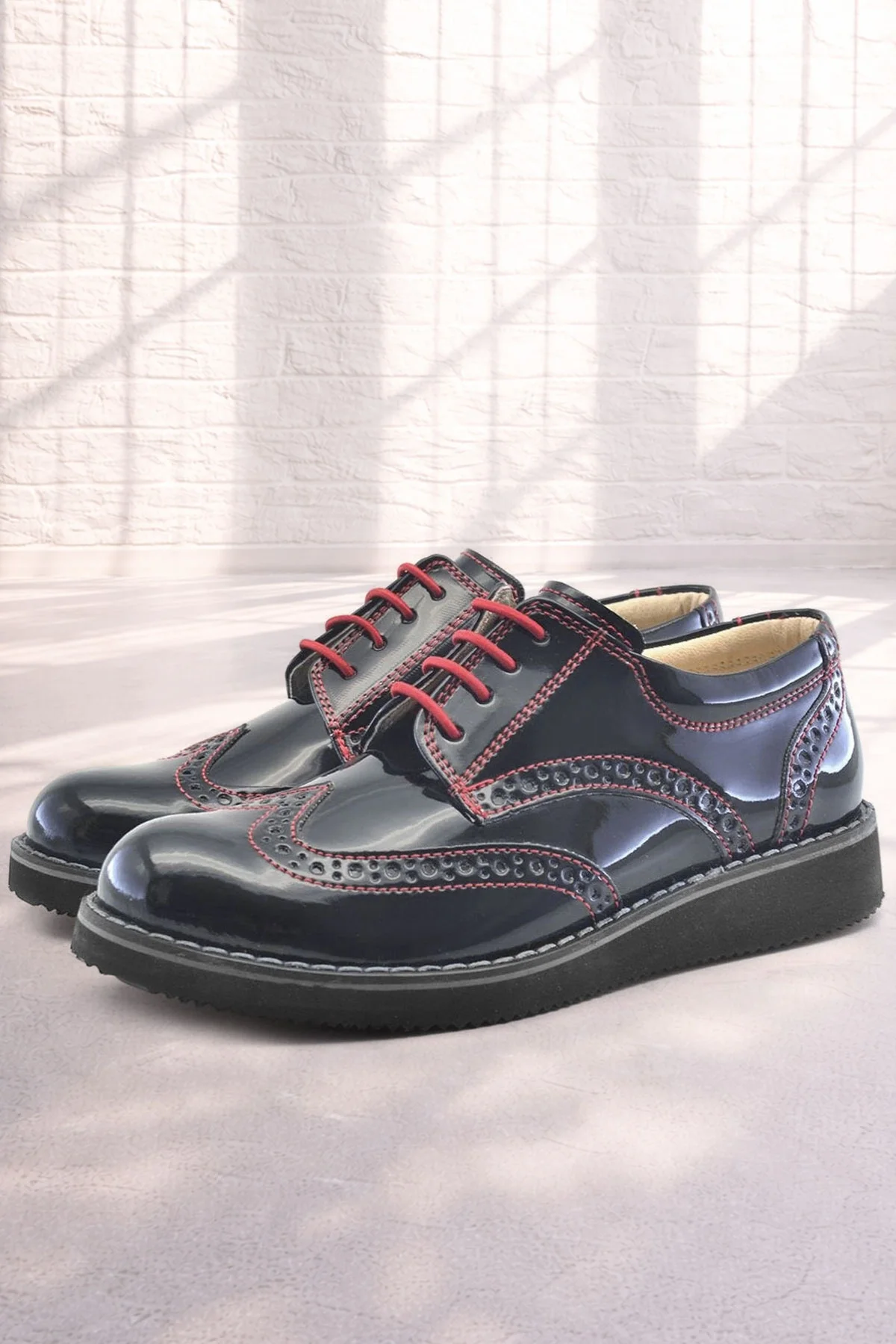 Rakerplus Hidra Siyah Rugan Bağcıklı Günlük Erkek Çocuk Ayakkabı