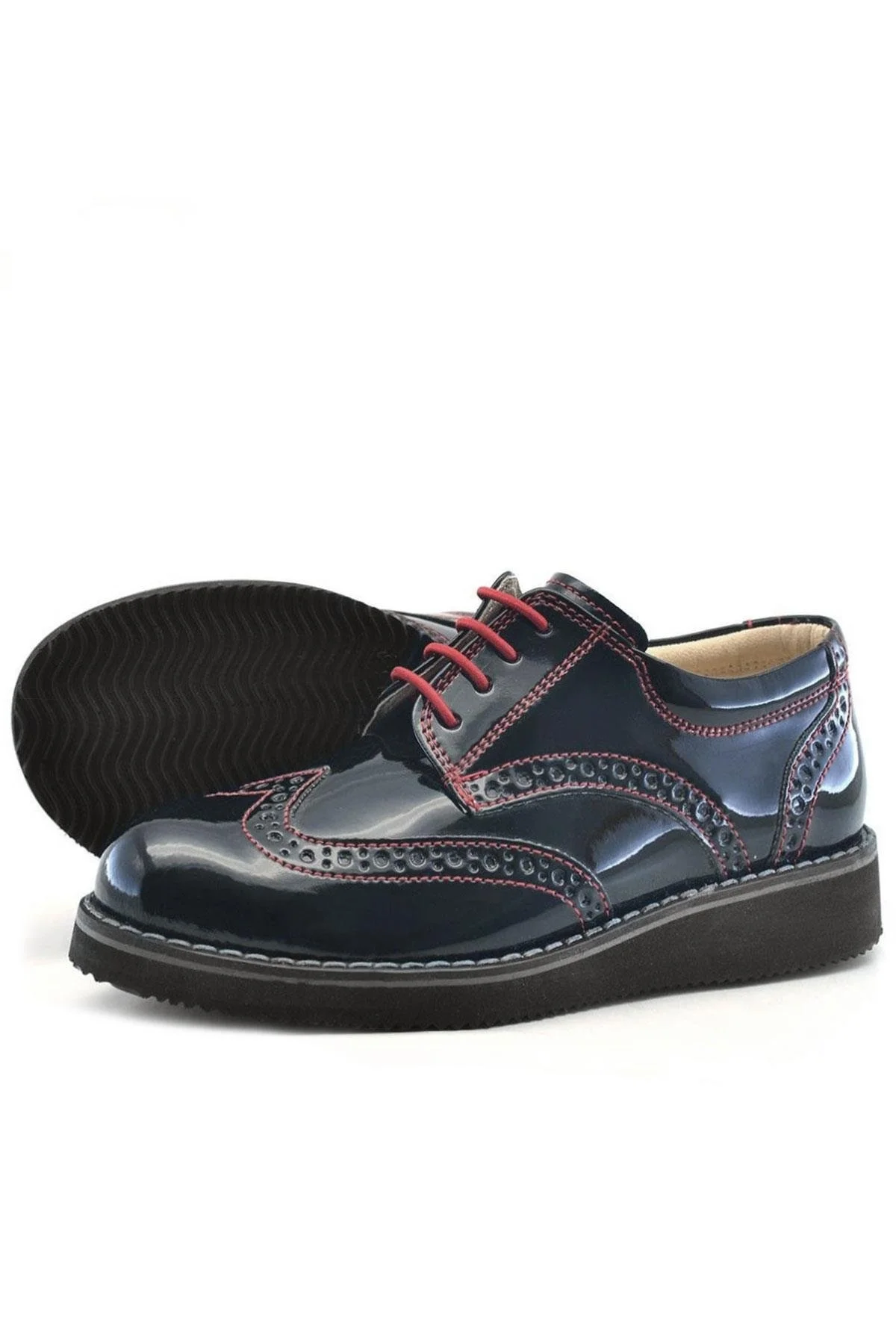 Rakerplus Hidra Siyah Rugan Bağcıklı Günlük Erkek Çocuk Ayakkabı