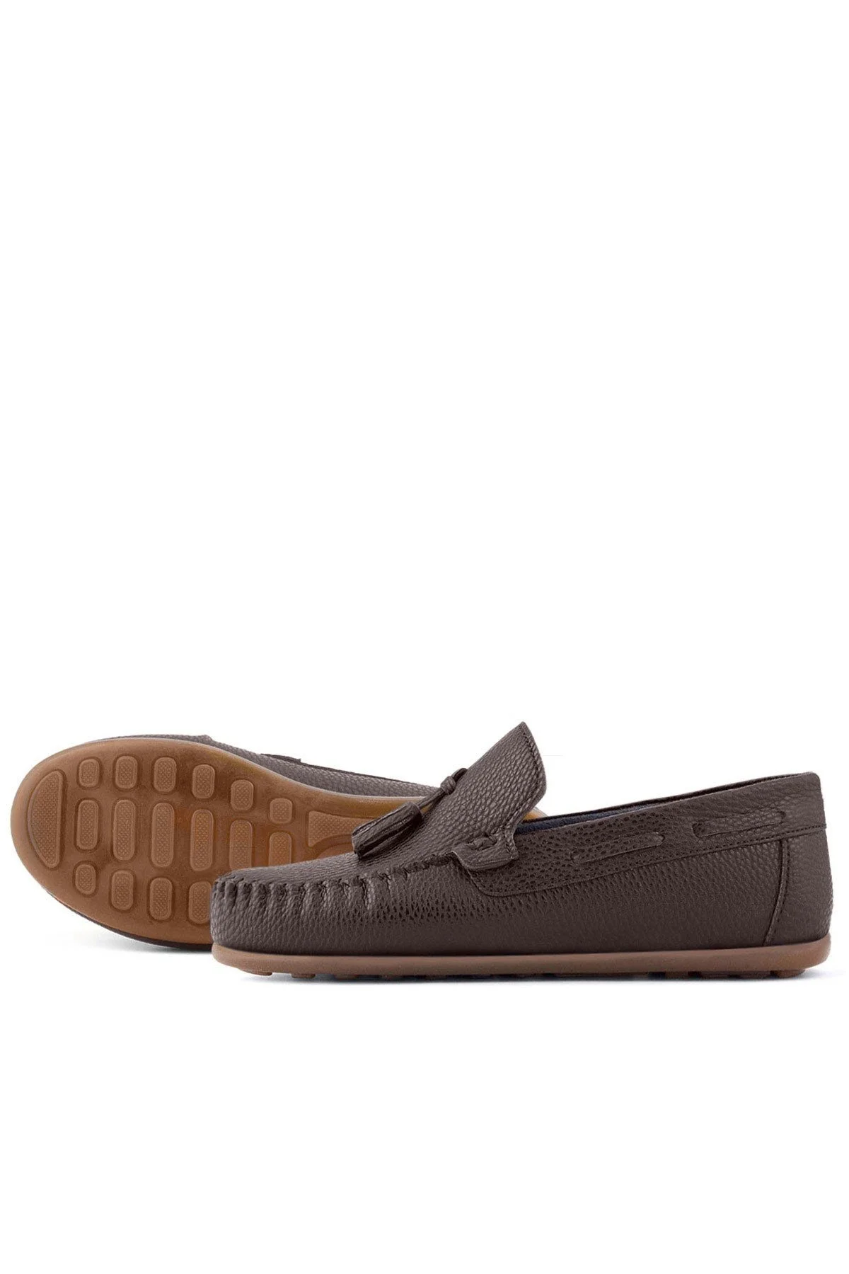 Rakerplus Kahve Rahat Erkek Çocuk Makosen Ayakkabı