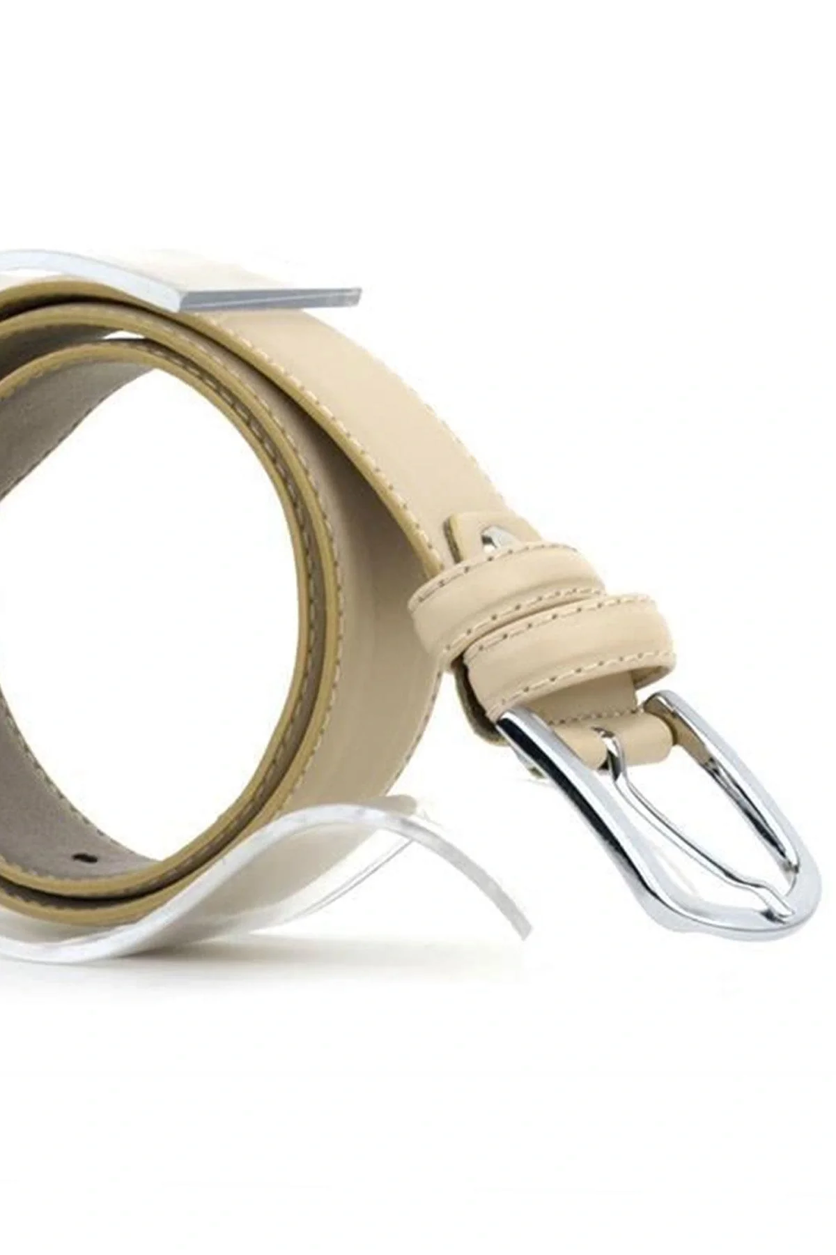 Rakerplus Krem 3 cm Erkek Çocuk Kemeri (80-100cm)