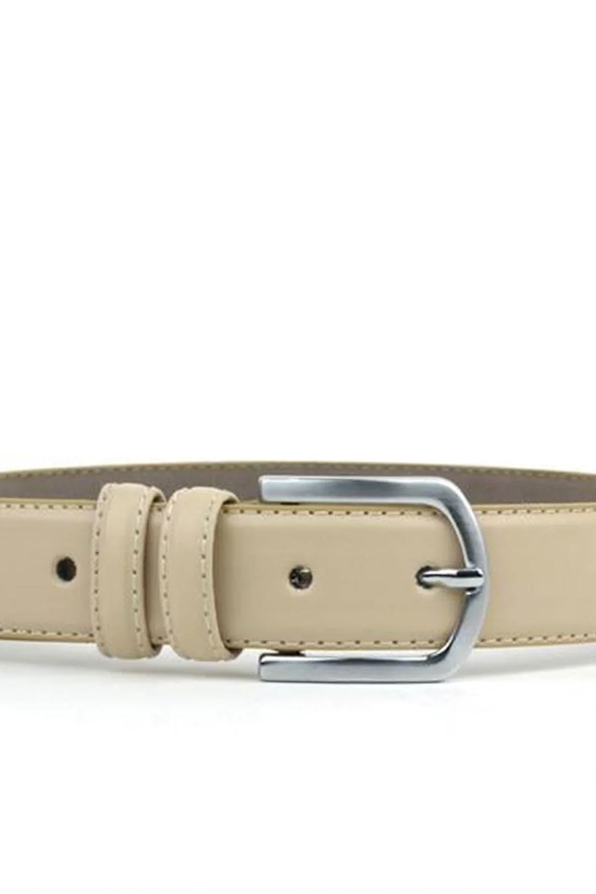 Rakerplus Krem 3 cm Erkek Çocuk Kemeri (80-100cm)