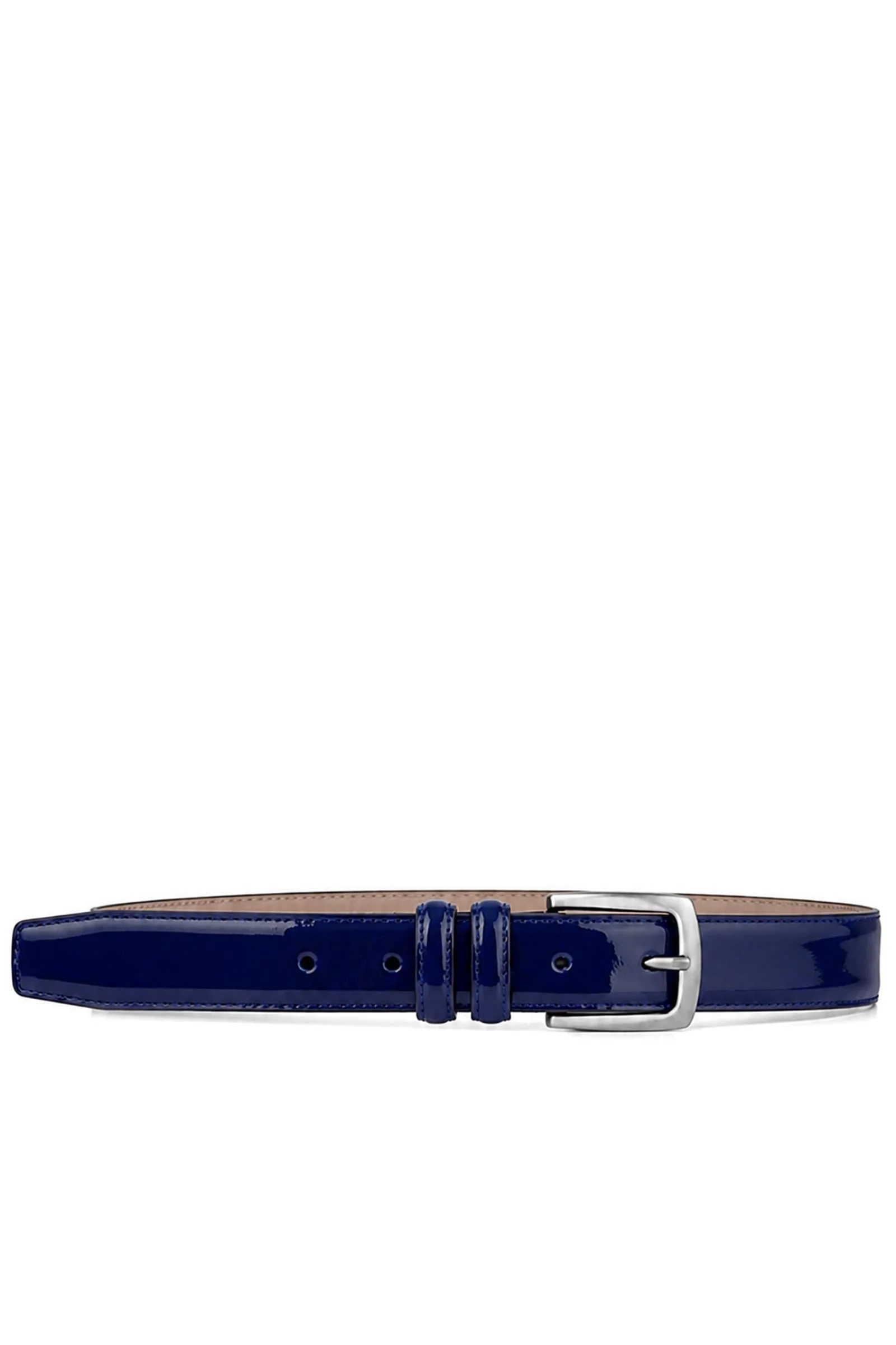 Rakerplus Lacivert Rugan 3 Cm Erkek Çocuk Kemeri (85- 110 Cm)
