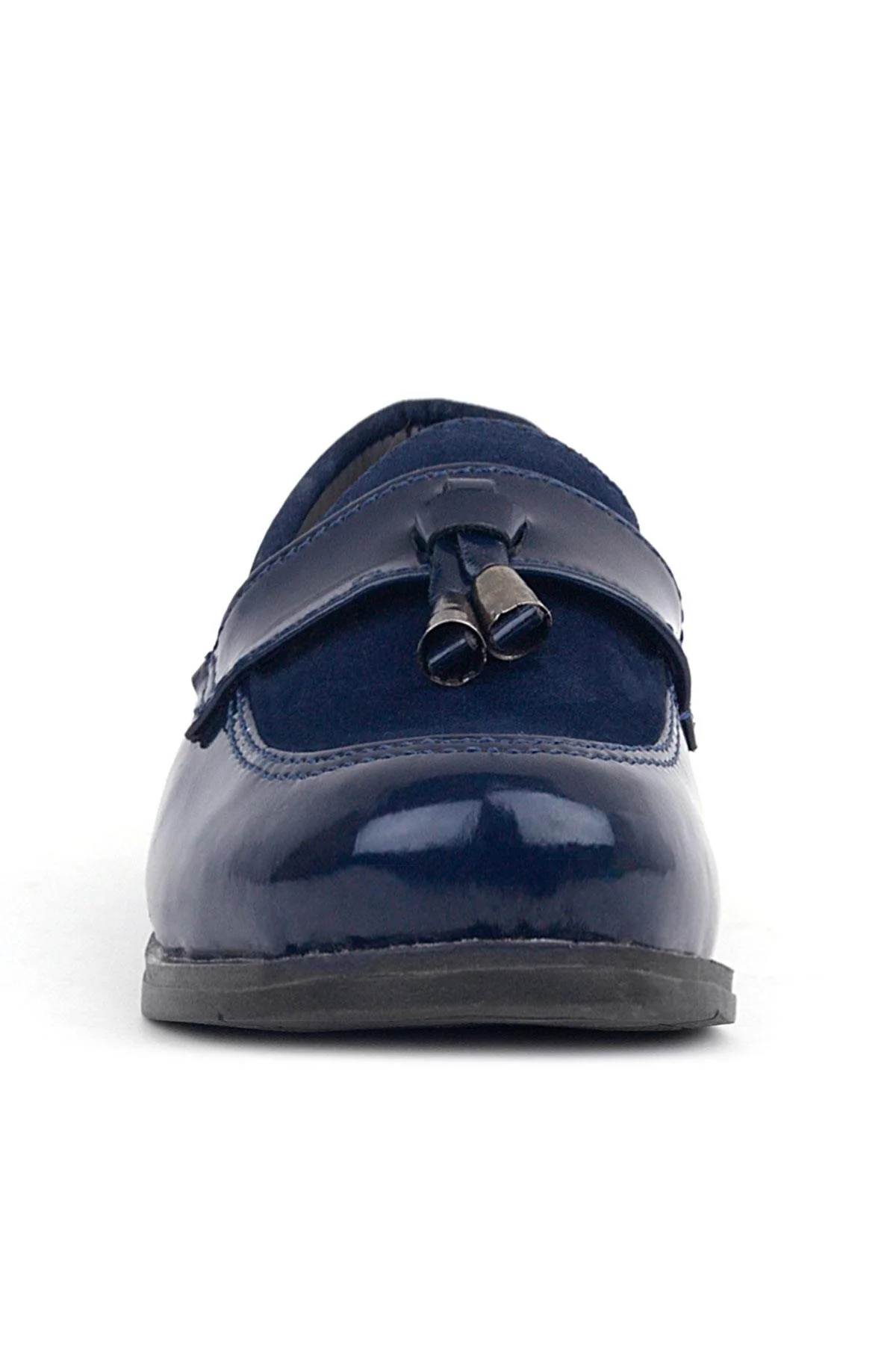Rakerplus Lacivert Rugan Loafer Erkek Bebek Ayakkabı