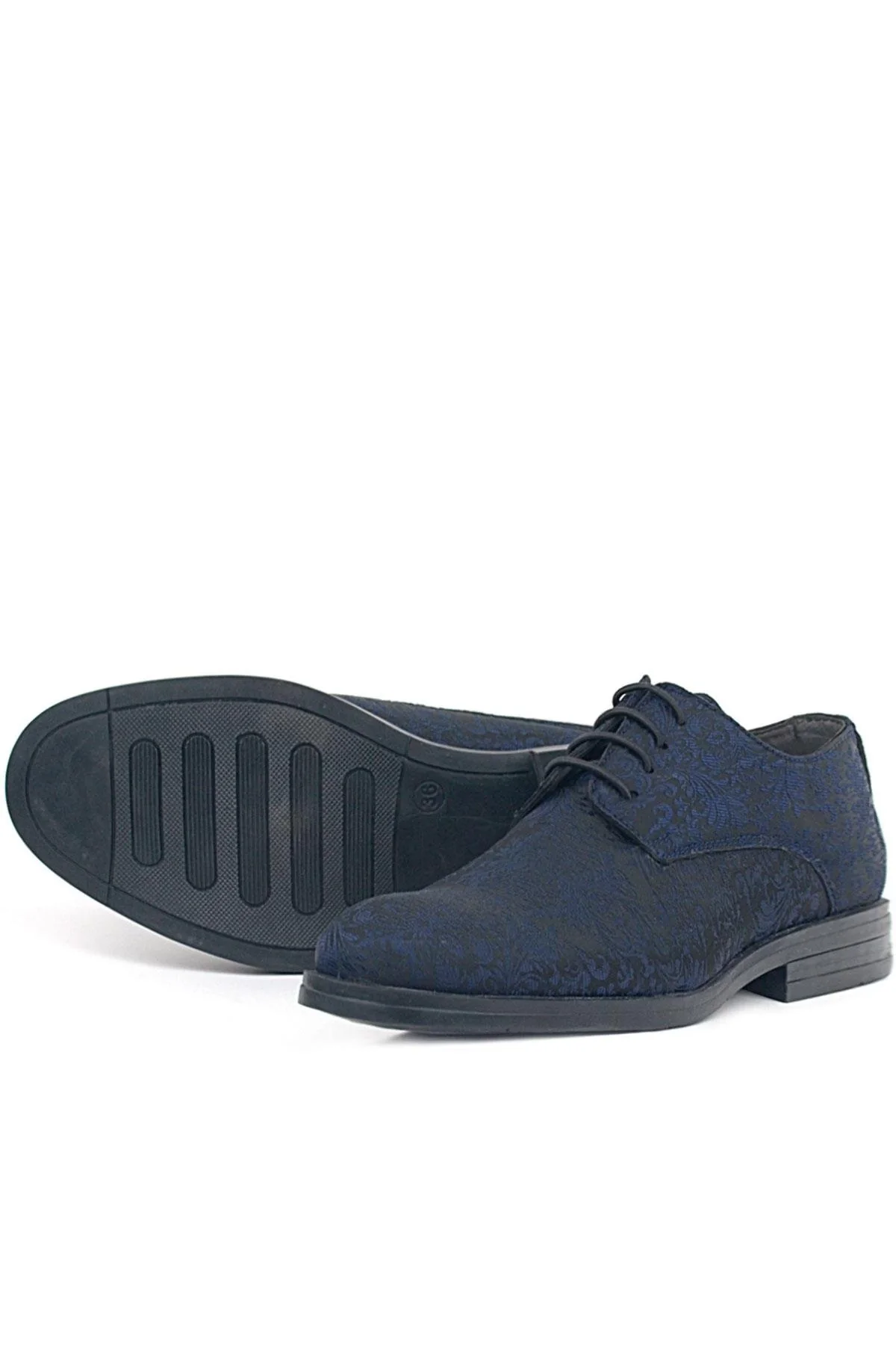 Rakerplus Lacivert Takım Elbise Klasik Çocuk Ayakkabı