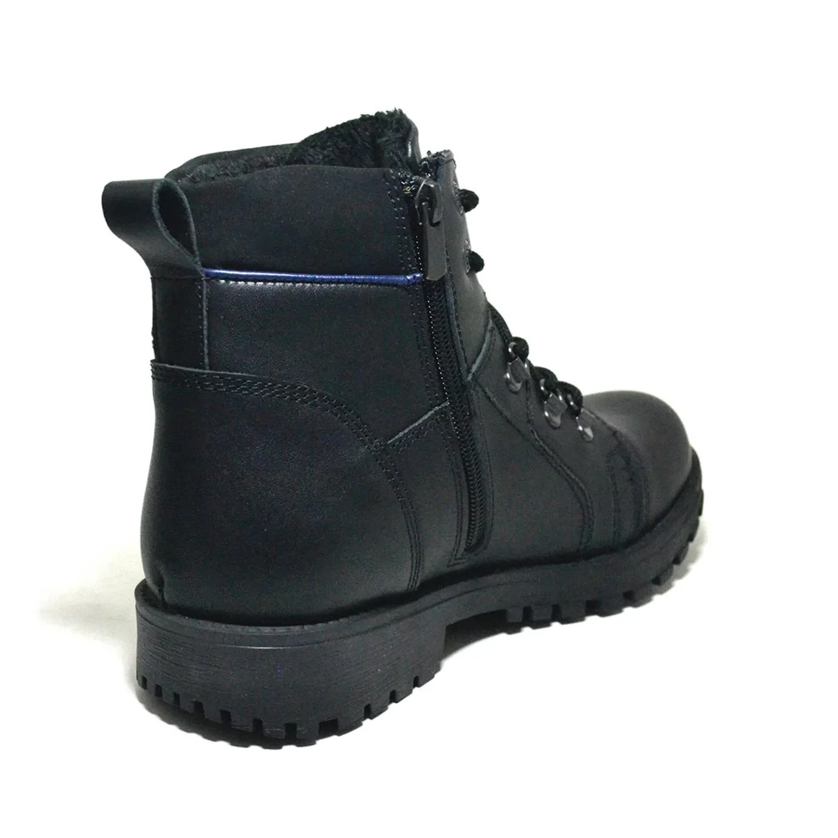 Rakerplus Minotor Hakiki Deri Kürklü Fermuarlı Çocuk Bot