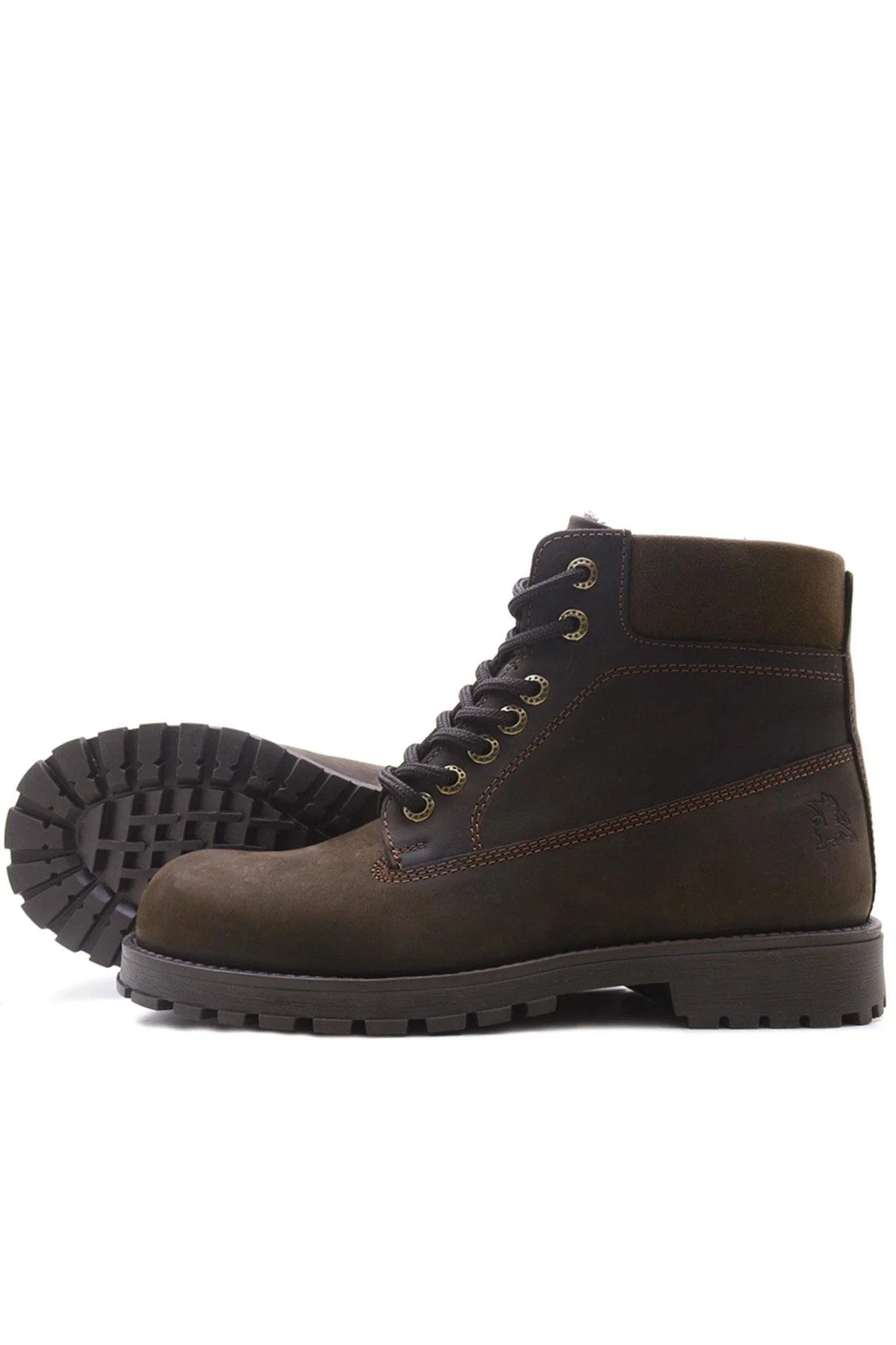 Rakerplus Neson Hakiki Deri Kahve Kürklü Bot Postal