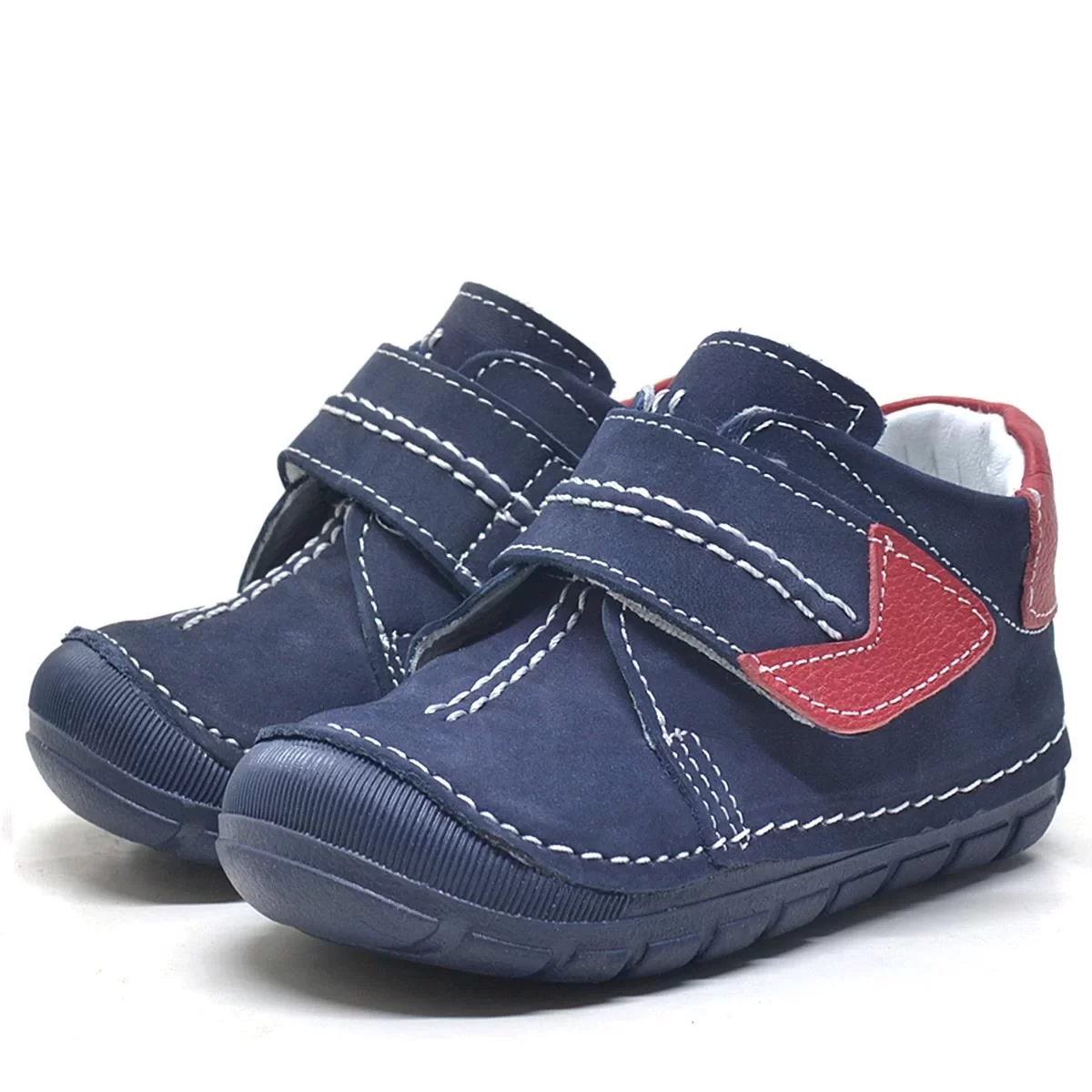Rakerplus Popeye Hakiki Deri Lacivert İlk Adım Unisex Bebek Ayakkabısı