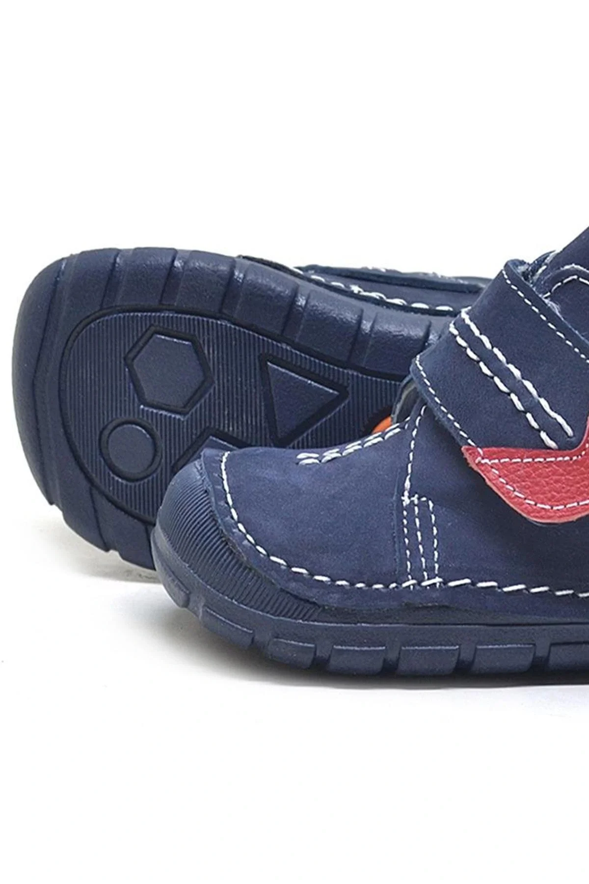 Rakerplus Popeye Hakiki Deri Lacivert İlk Adım Unisex Bebek Ayakkabısı