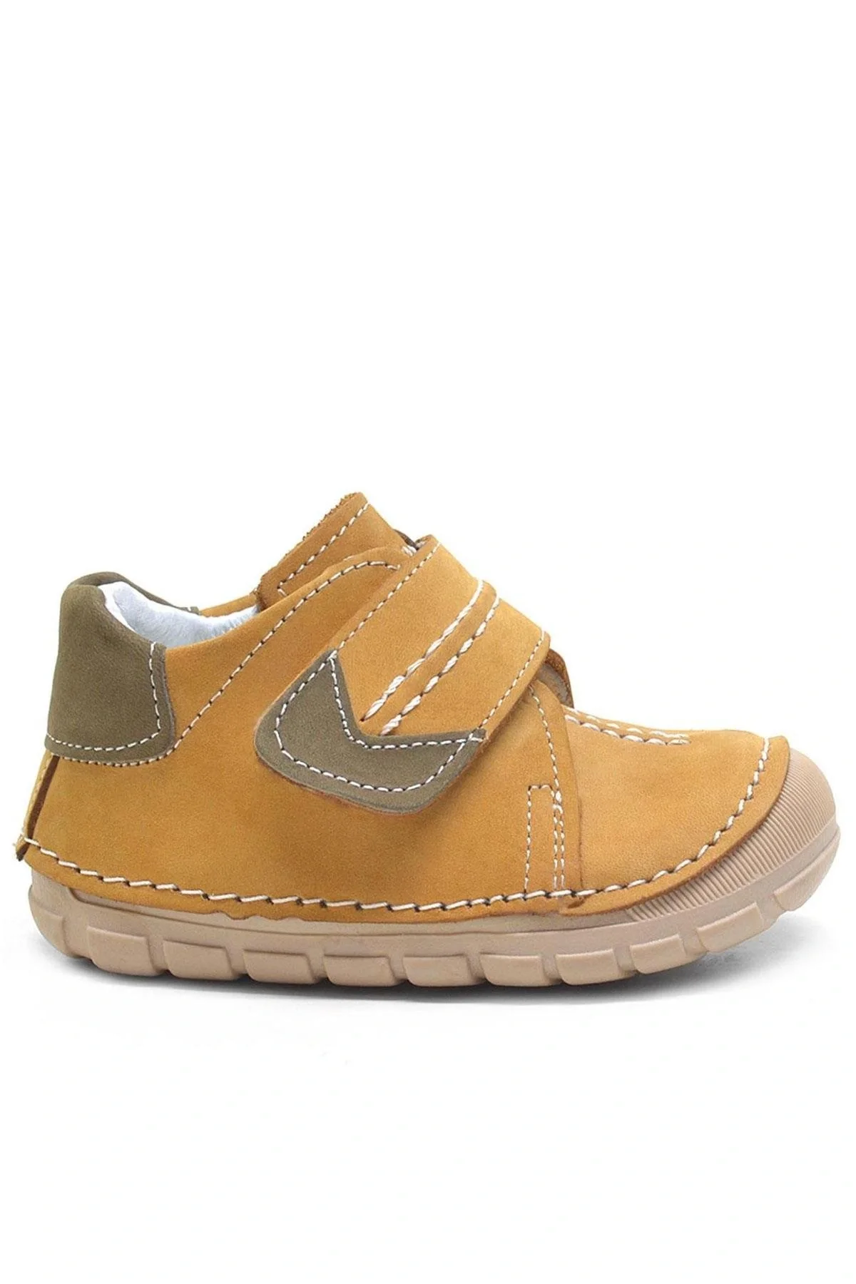 Rakerplus Popeye Hakiki Deri Taba İlk Adım Unisex Bebek Ayakkabısı