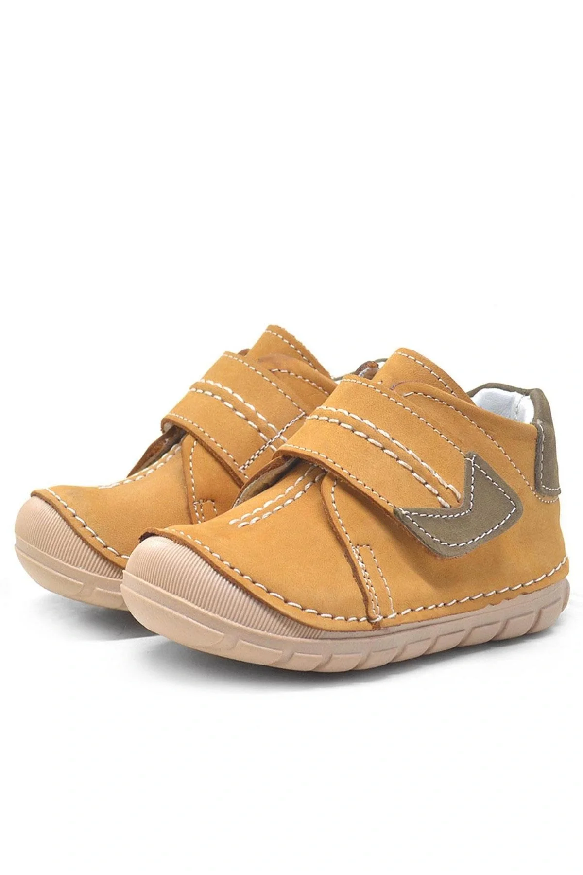 Rakerplus Popeye Hakiki Deri Taba İlk Adım Unisex Bebek Ayakkabısı