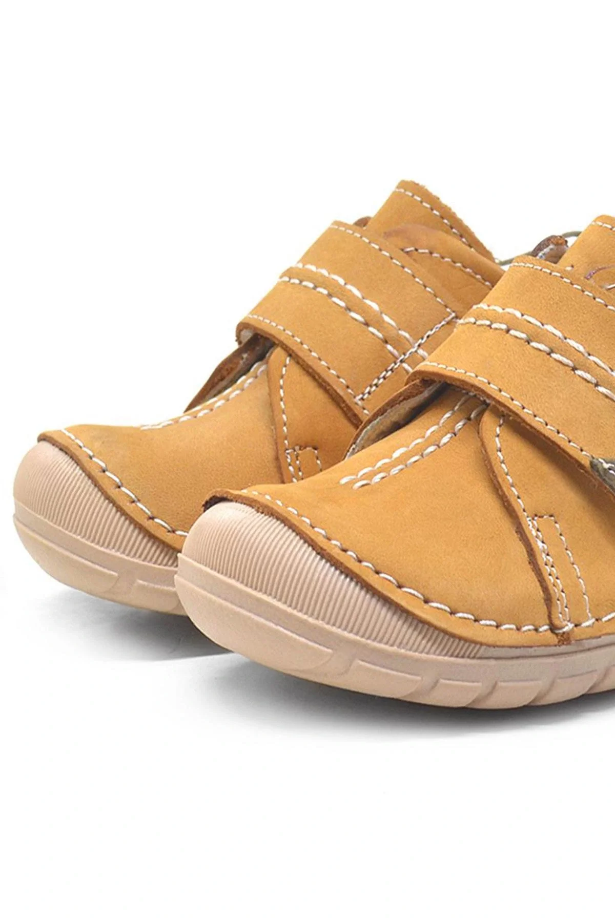 Rakerplus Popeye Hakiki Deri Taba İlk Adım Unisex Bebek Ayakkabısı