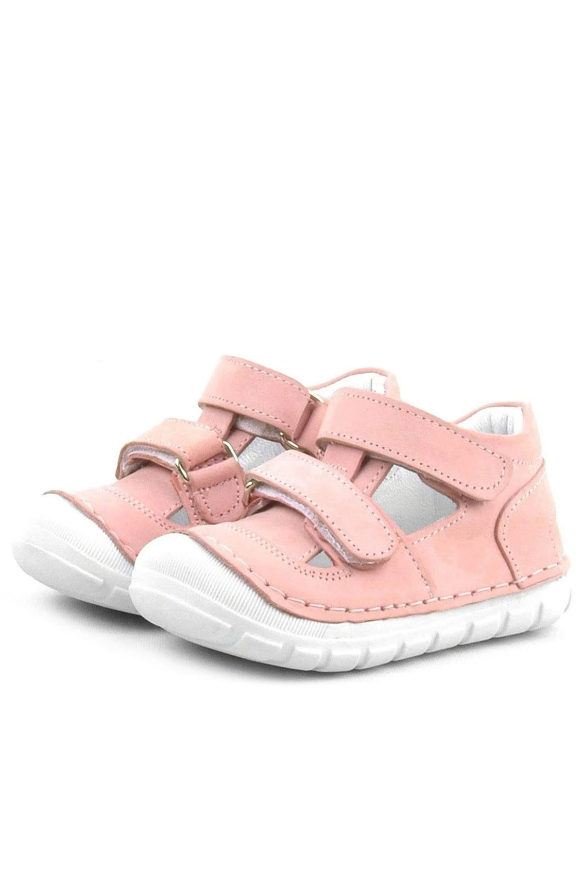Rakerplus Ruby Hakiki Deri Pembe Yazlık İlk Adım Ayakkabısı