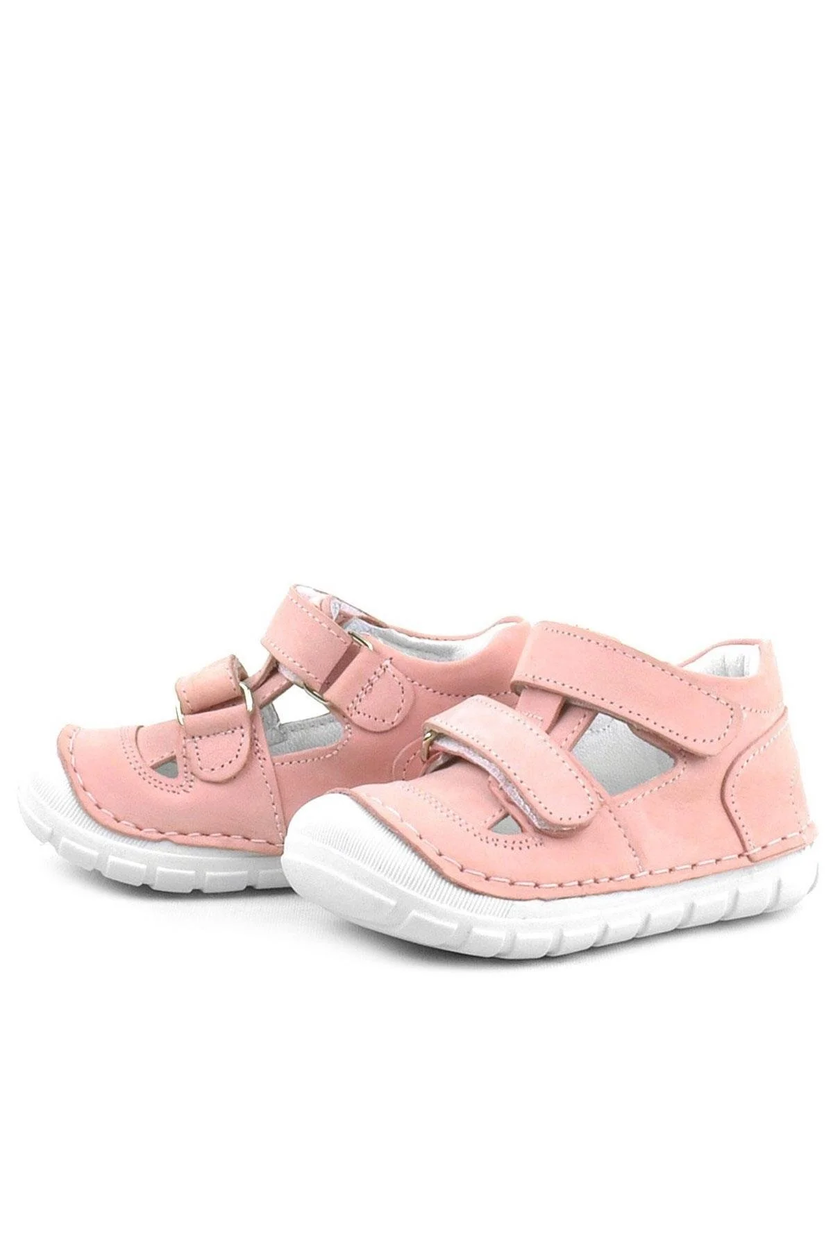 Rakerplus Ruby Hakiki Deri Pembe Yazlık İlk Adım Ayakkabısı