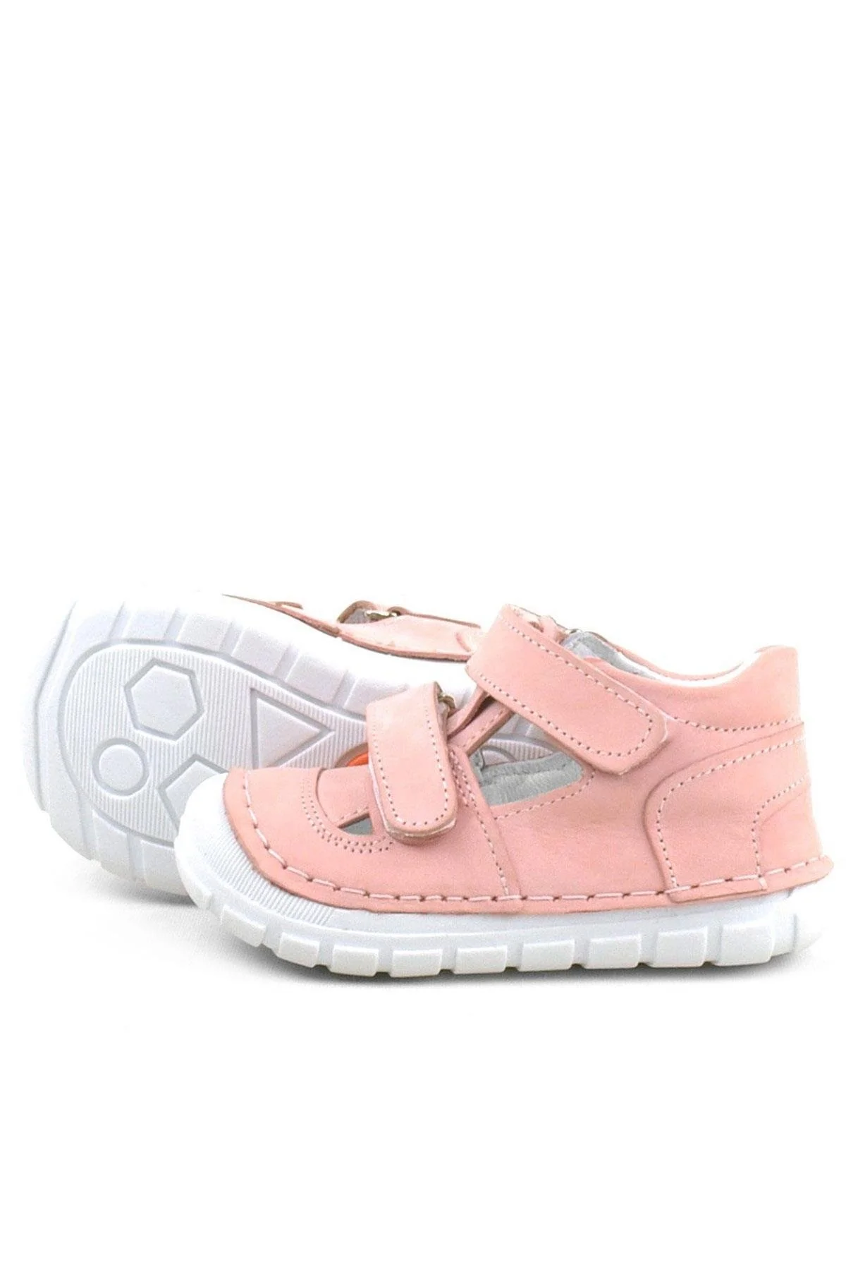 Rakerplus Ruby Hakiki Deri Pembe Yazlık İlk Adım Ayakkabısı
